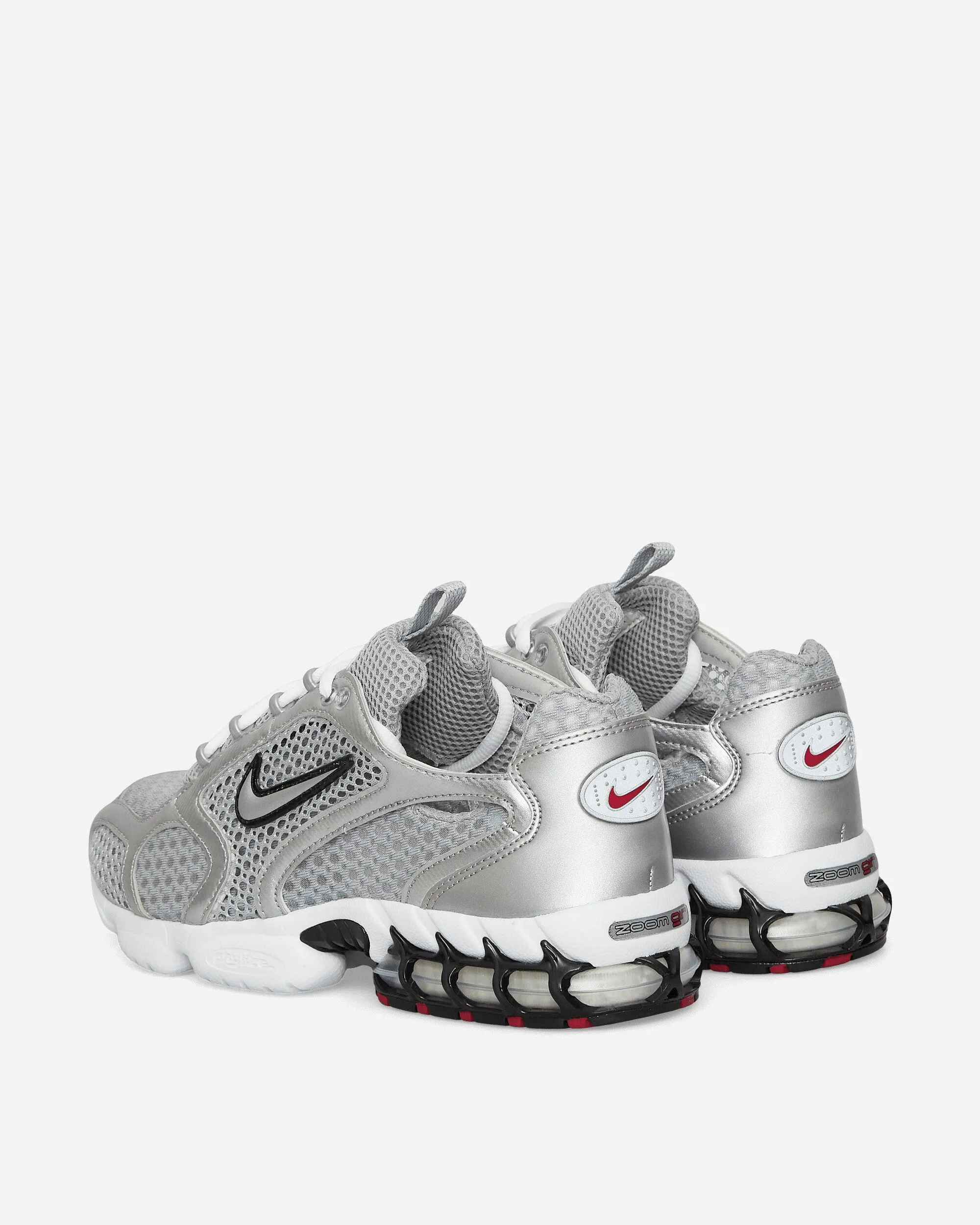 Air Zoom Spiridon Cage 2 Sneakers Light Smoke Grey / Metallic Silver Daily Walk Shock Resistant