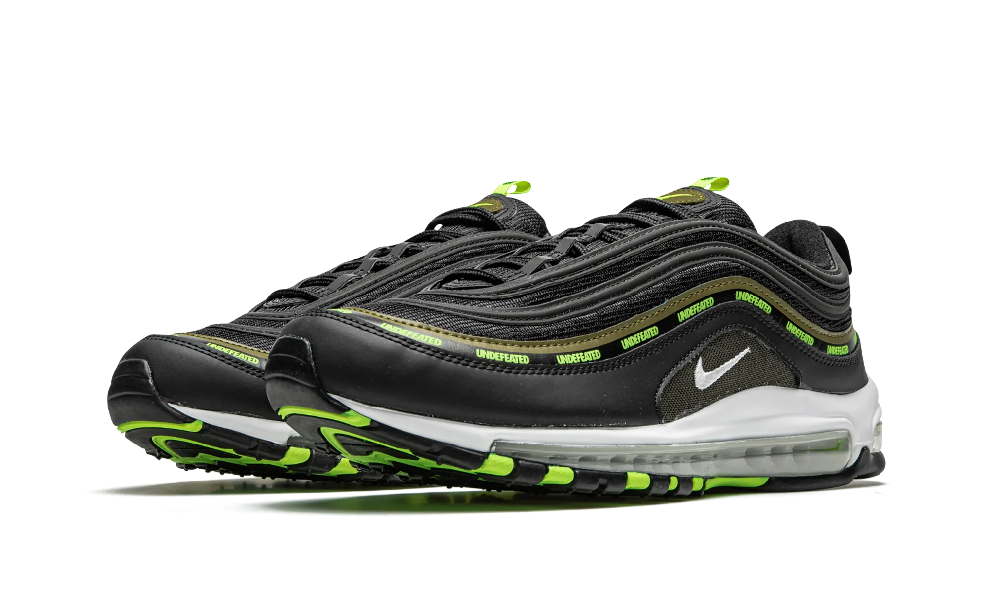Retro Style Sturdy sole Nike Air Max 97 "Undefeated - Black Volt"