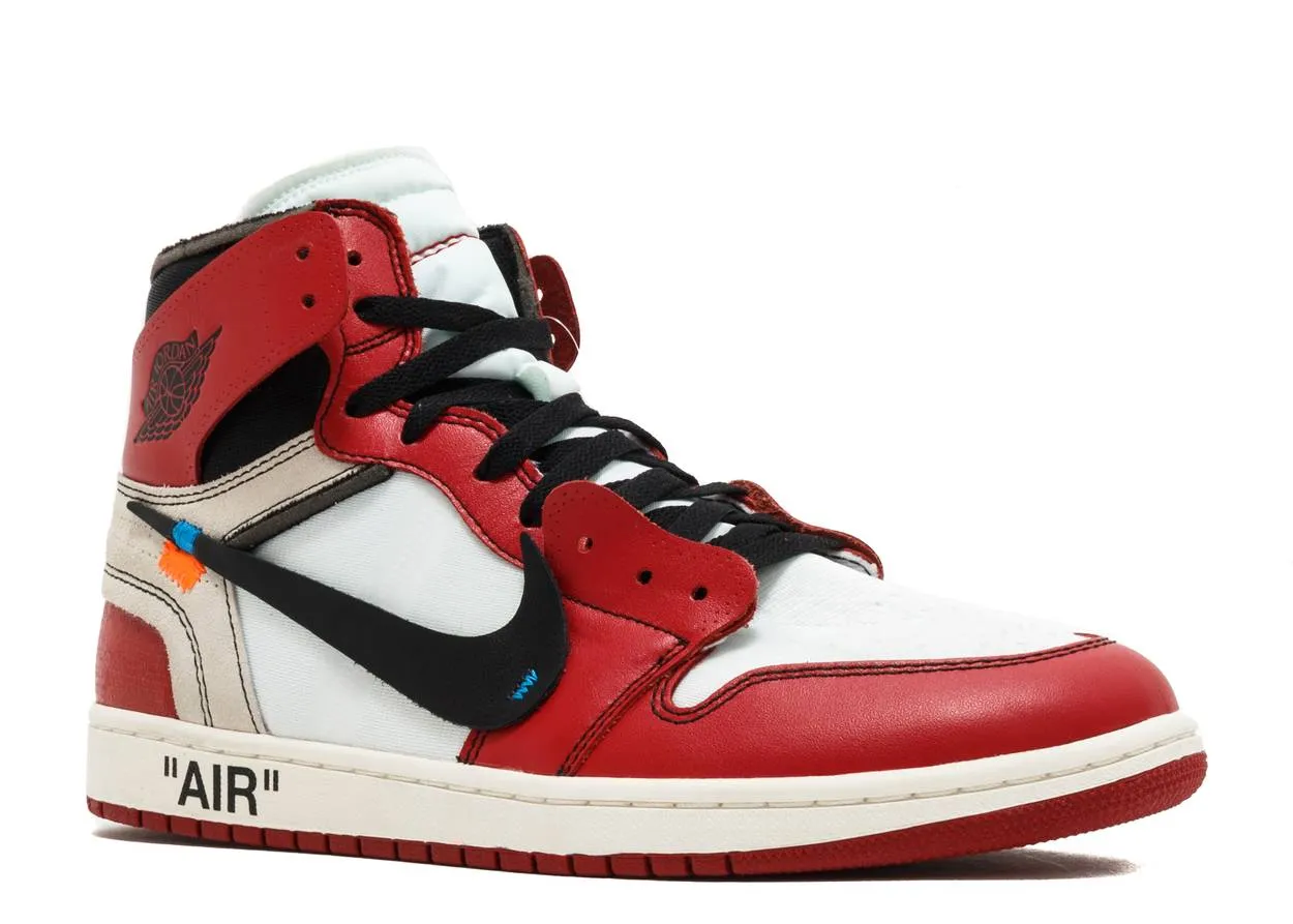 Air Jordan 1 Retro High Off-White Chicago Heel Guard Step