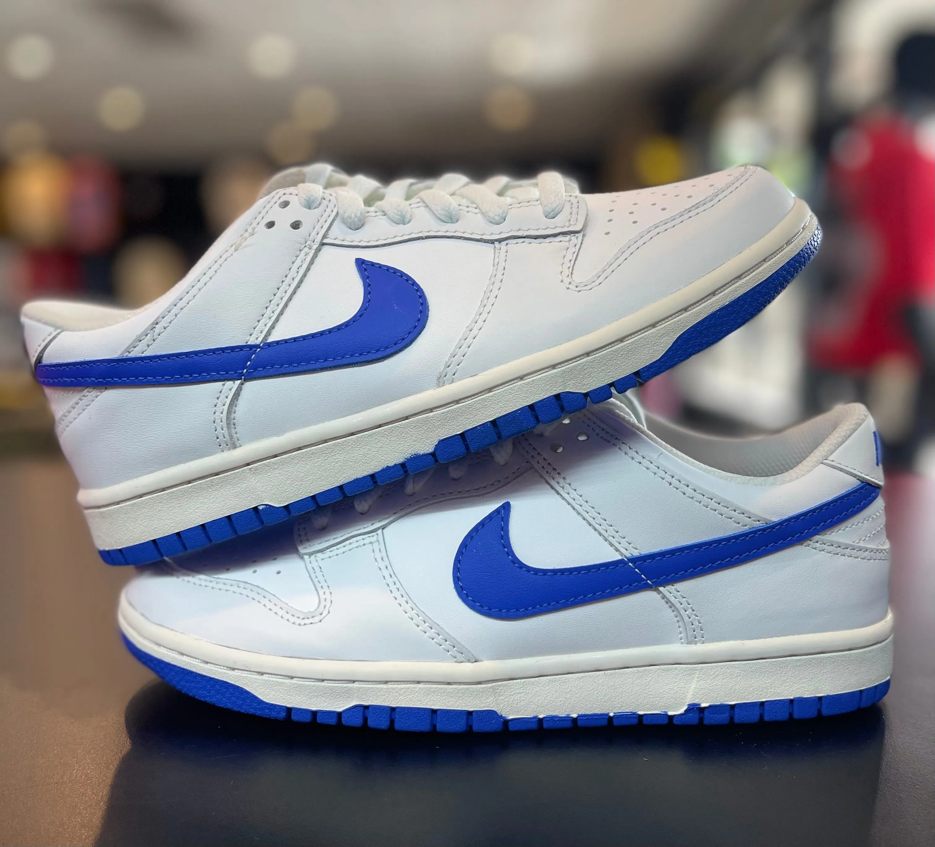 Nike Dunk Low ??Summit White Hyper Royal?? (Gs) City Casual Outdoor Leisure