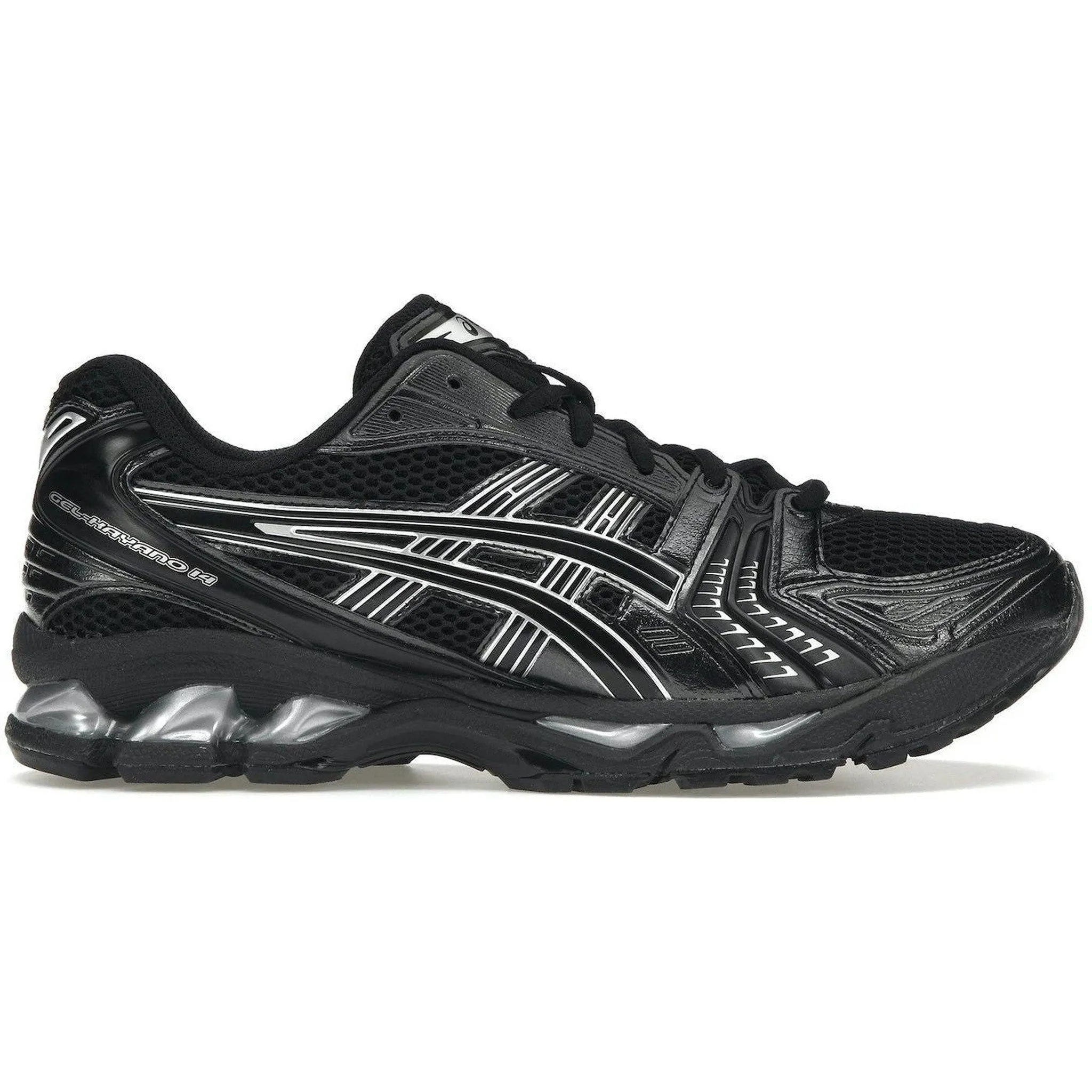 ASICS Gel-Kayano 14 Black Pure Silver Grip Strong Any Path