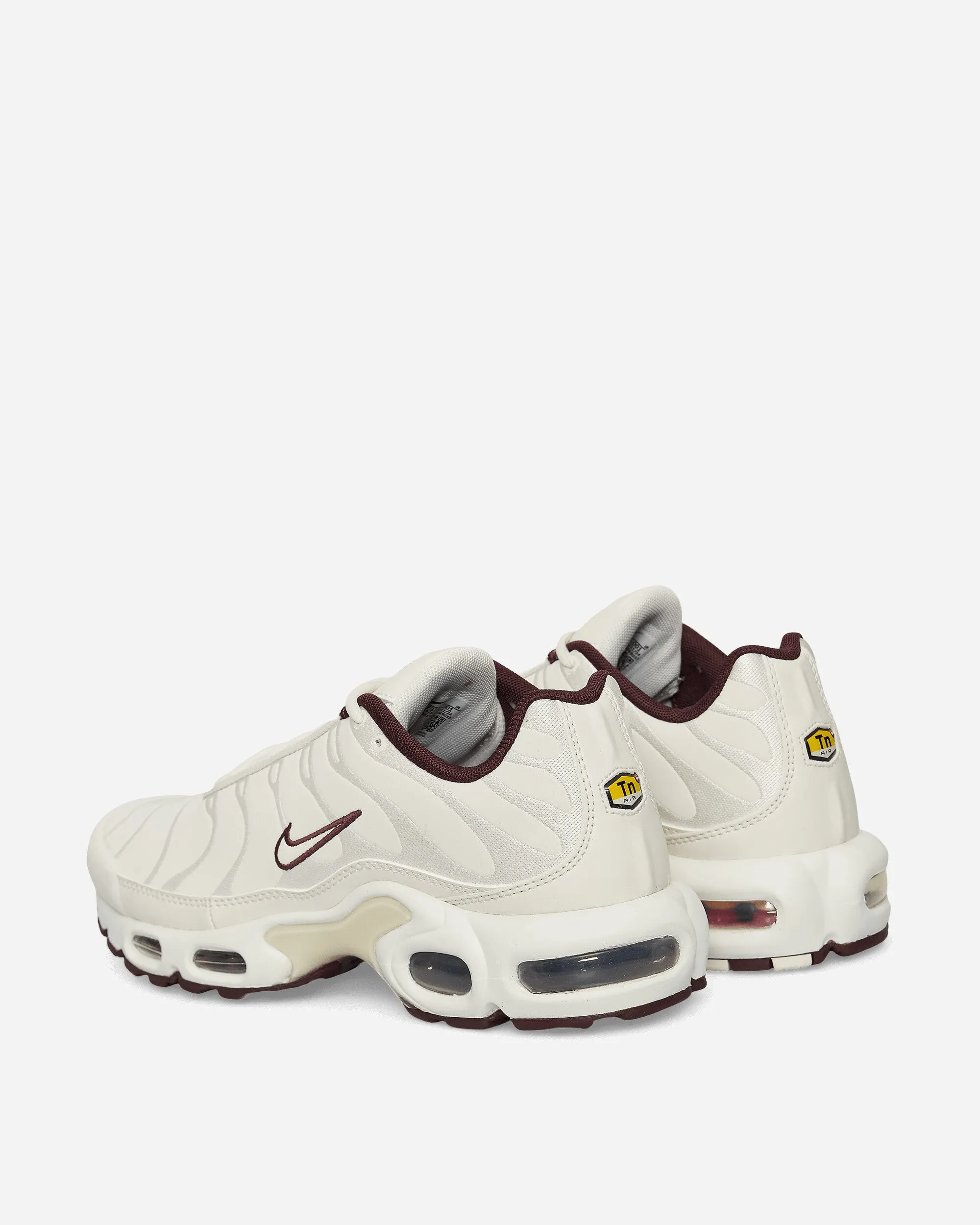 Air Max Plus Premium Sneakers Phantom / Light Bone Lace Up heel cup