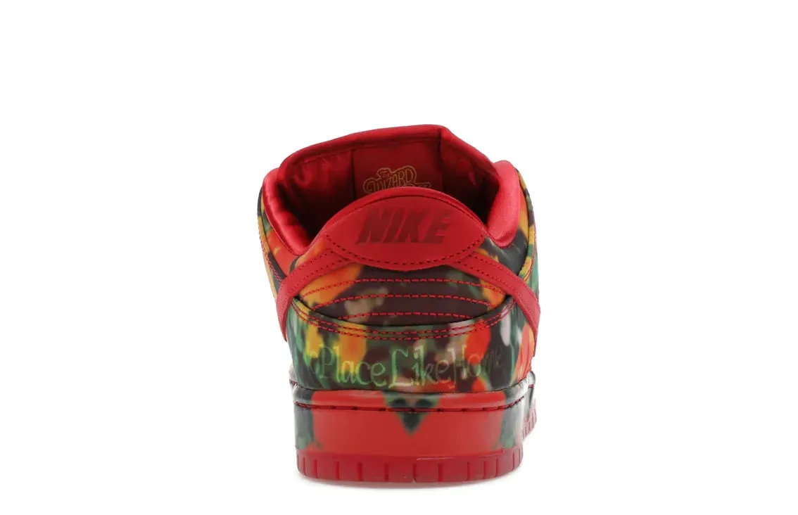 Short Trip Practical Style Nike SB Dunk Low The Wizard of Oz Poppy Field