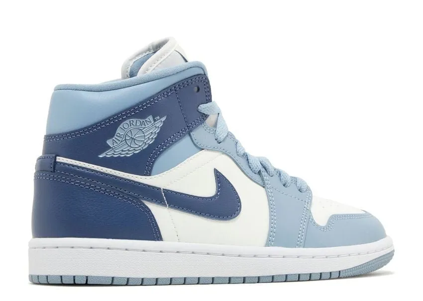 Water   Resistant Air Jordan 1 Mid Diffused Blue