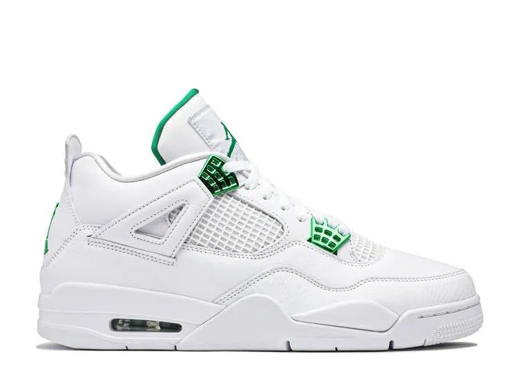 Air Jordan 4 Retro Metallic Green lake walk