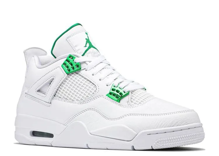 Air Jordan 4 Retro Metallic Green Boat shoes