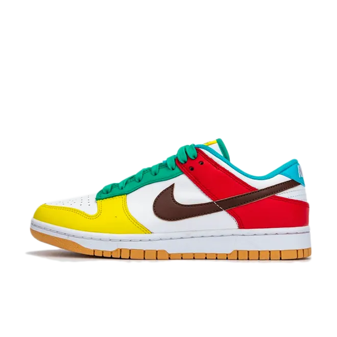 Nike Dunk Low "Free 99 White" Grade School Event Step
