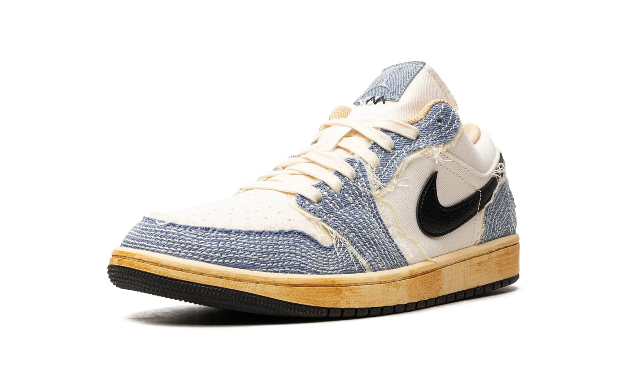 Comfort Wedge Air Jordan 1 Low SE Sashiko Denim