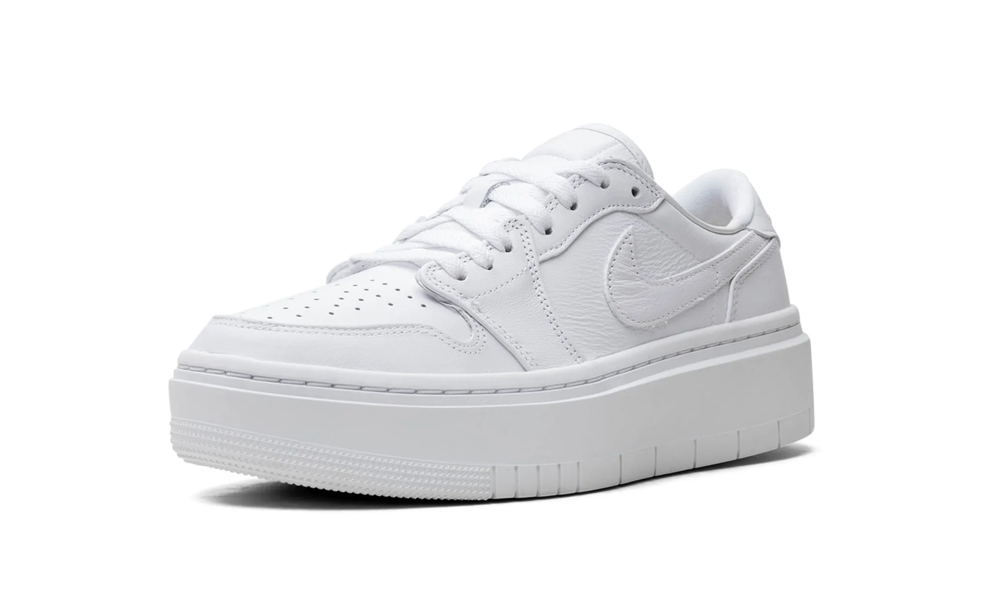 Wmns Air Jordan 1 Elevate Low 'Triple White' Soft Move