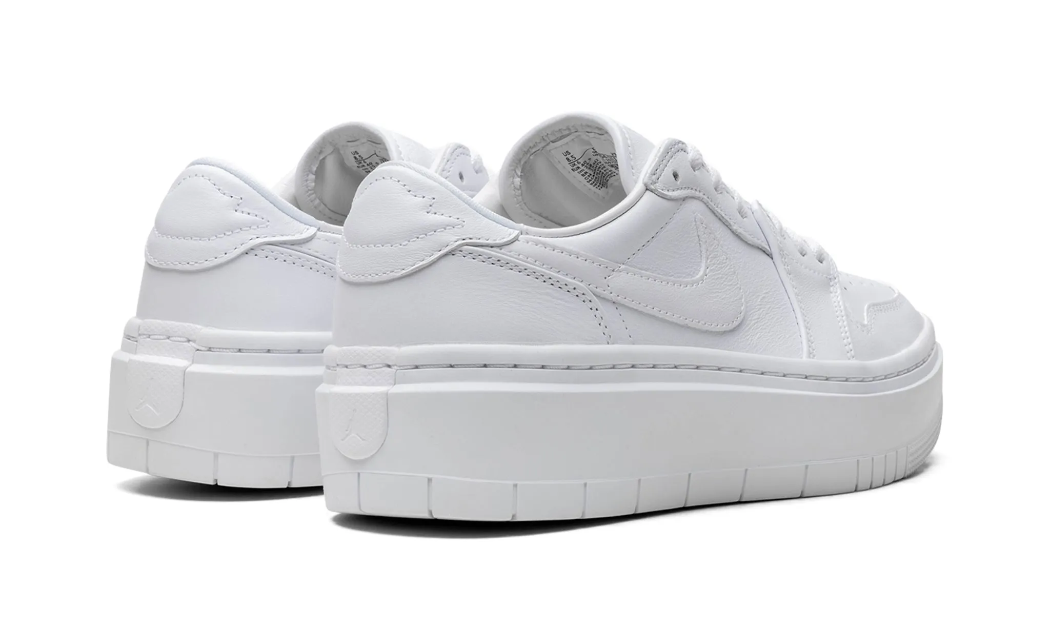 Wmns Air Jordan 1 Elevate Low 'Triple White' Reinforced Seams forest walk