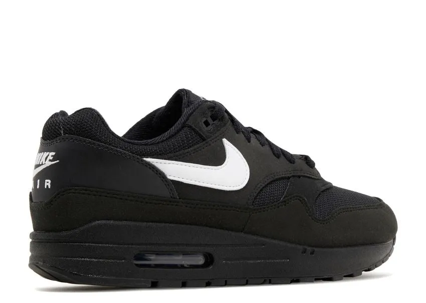 Nike Air Max 1 Black White Swoosh Smooth Step Work Routine