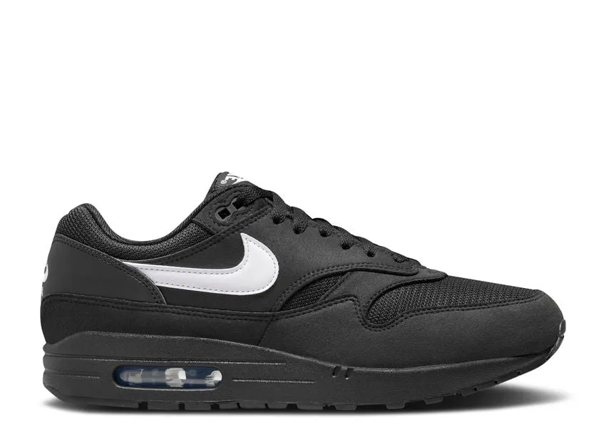 Nike Air Max 1 Black White Swoosh Simple Layers