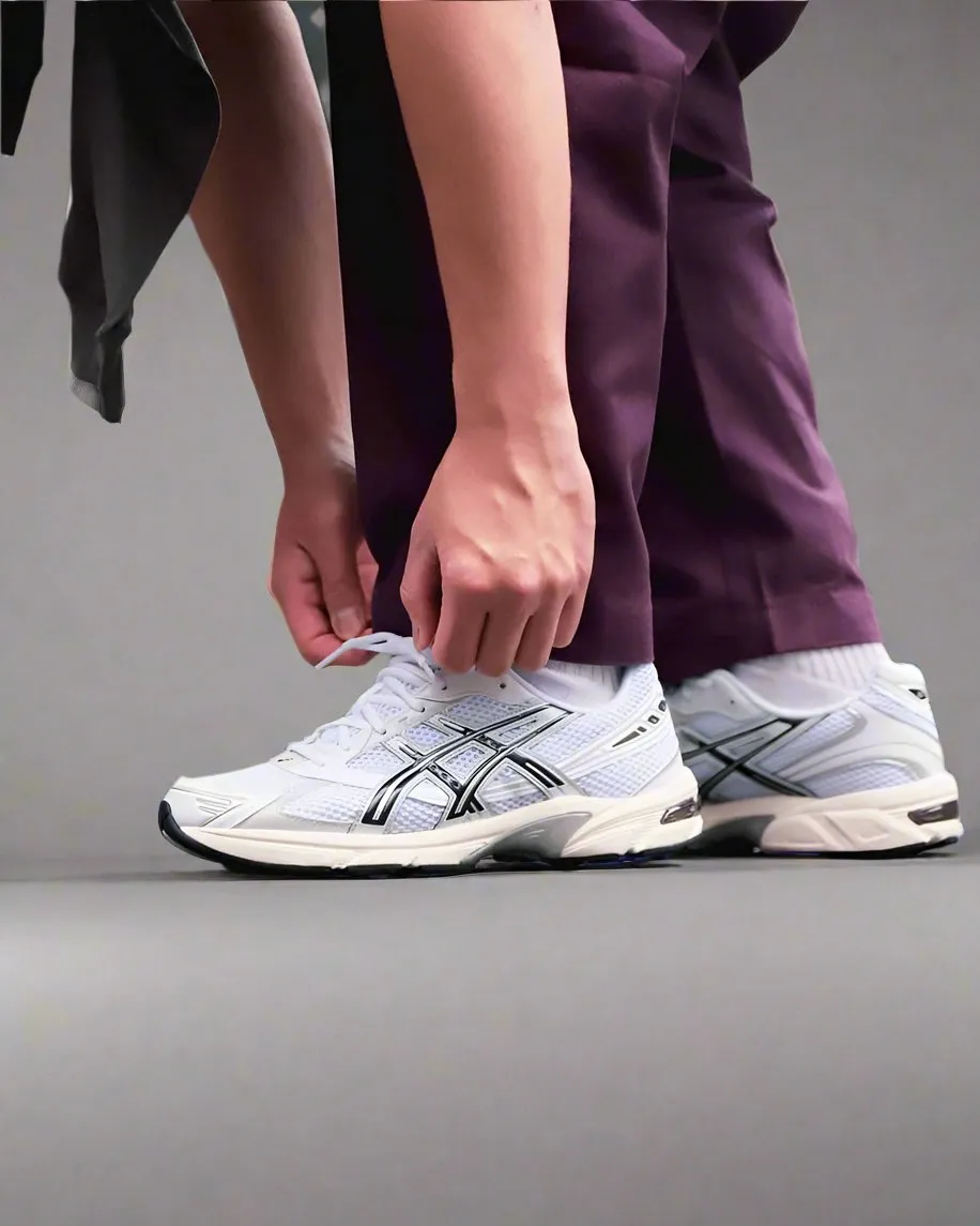 Flat Outsole Steady walk ASICS Gel-1130 White Cloud Grey