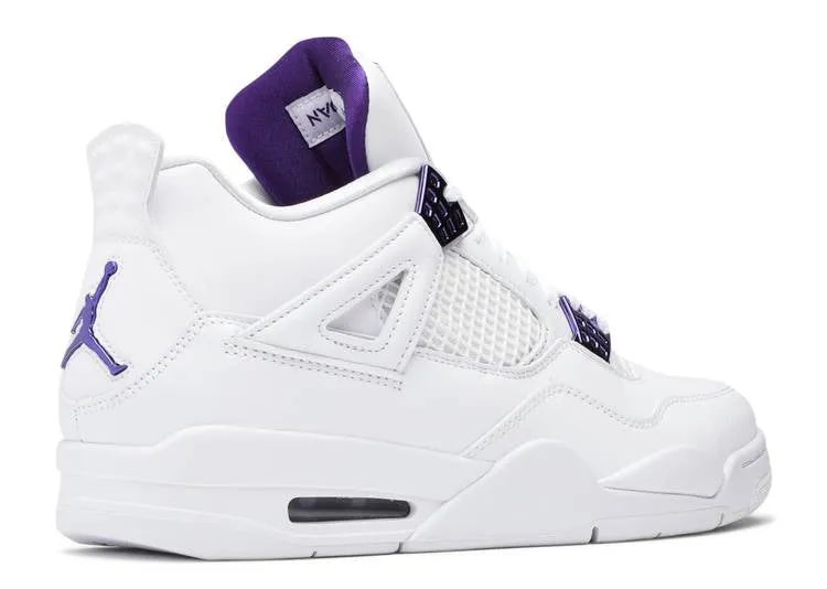 Drill Walk Air Jordan 4 Retro Metallic Purple
