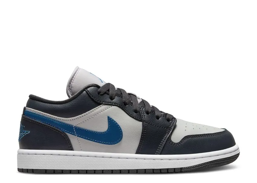 Quick Steps Breath Panel Air Jordan 1 Low Anthracite Industrial Blue