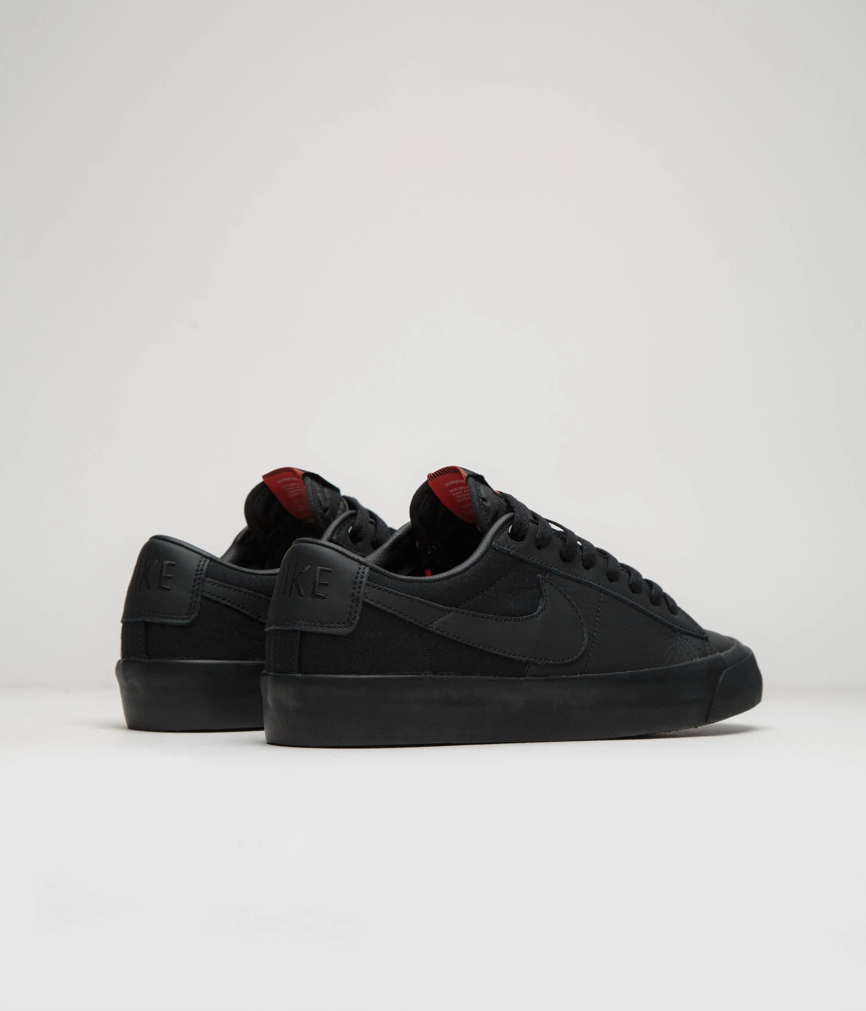 Nike SB Orange Label Blazer Low Pro GT Shoes - Black / Black - Black - Black Holiday Style Outfit Choice
