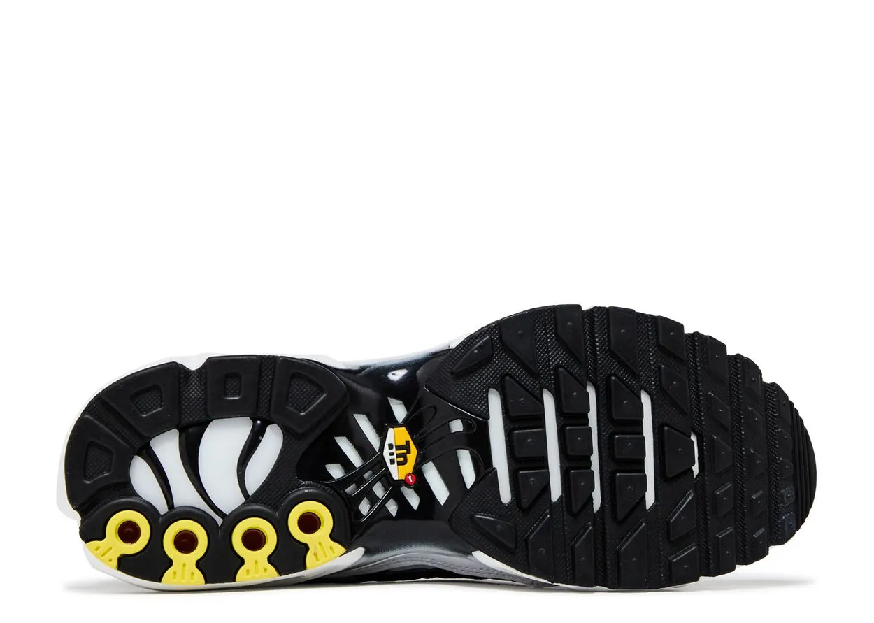 Nike Air Max Plus White Black Metallic Pewter Unisex Look Stable base