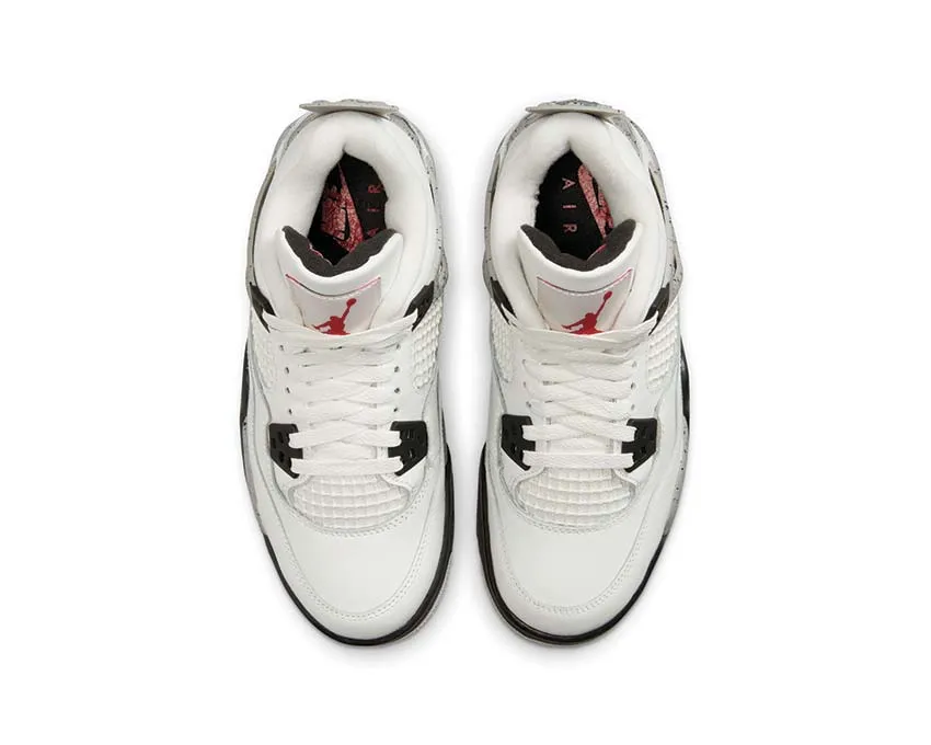 Mesh Air Jordan 4 Retro "White Cement" GS