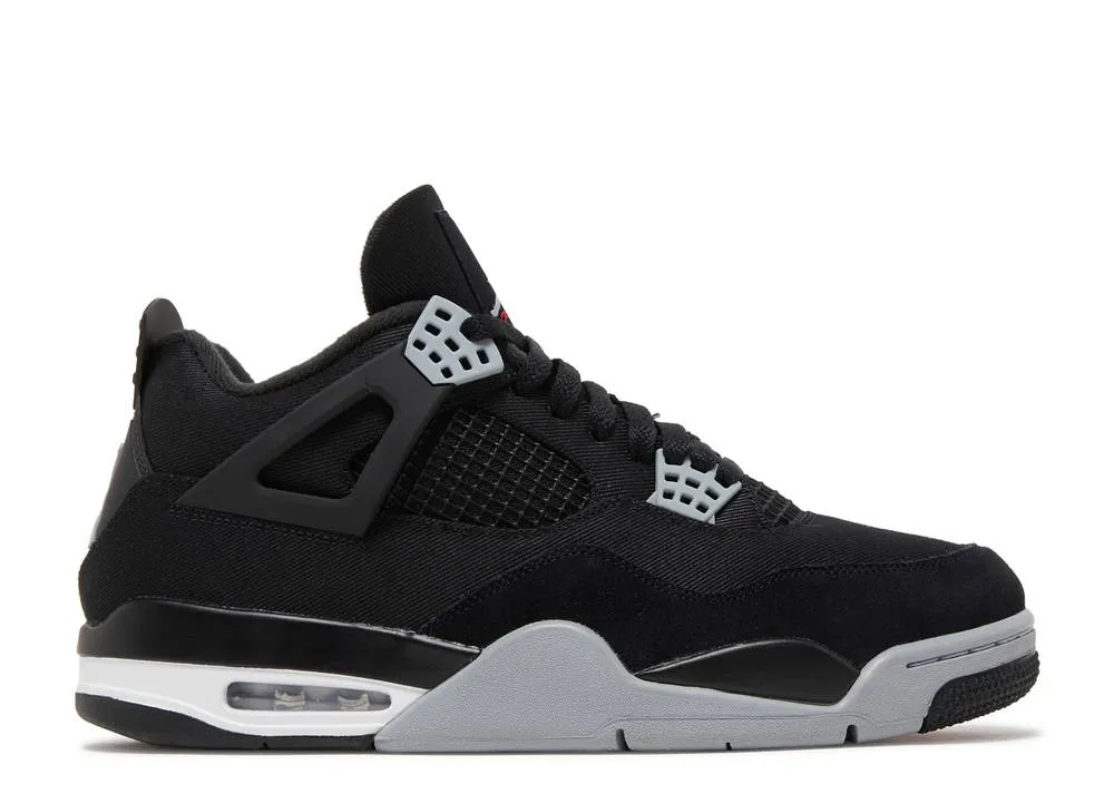 Air Jordan 4 Black Canvas Air Touch