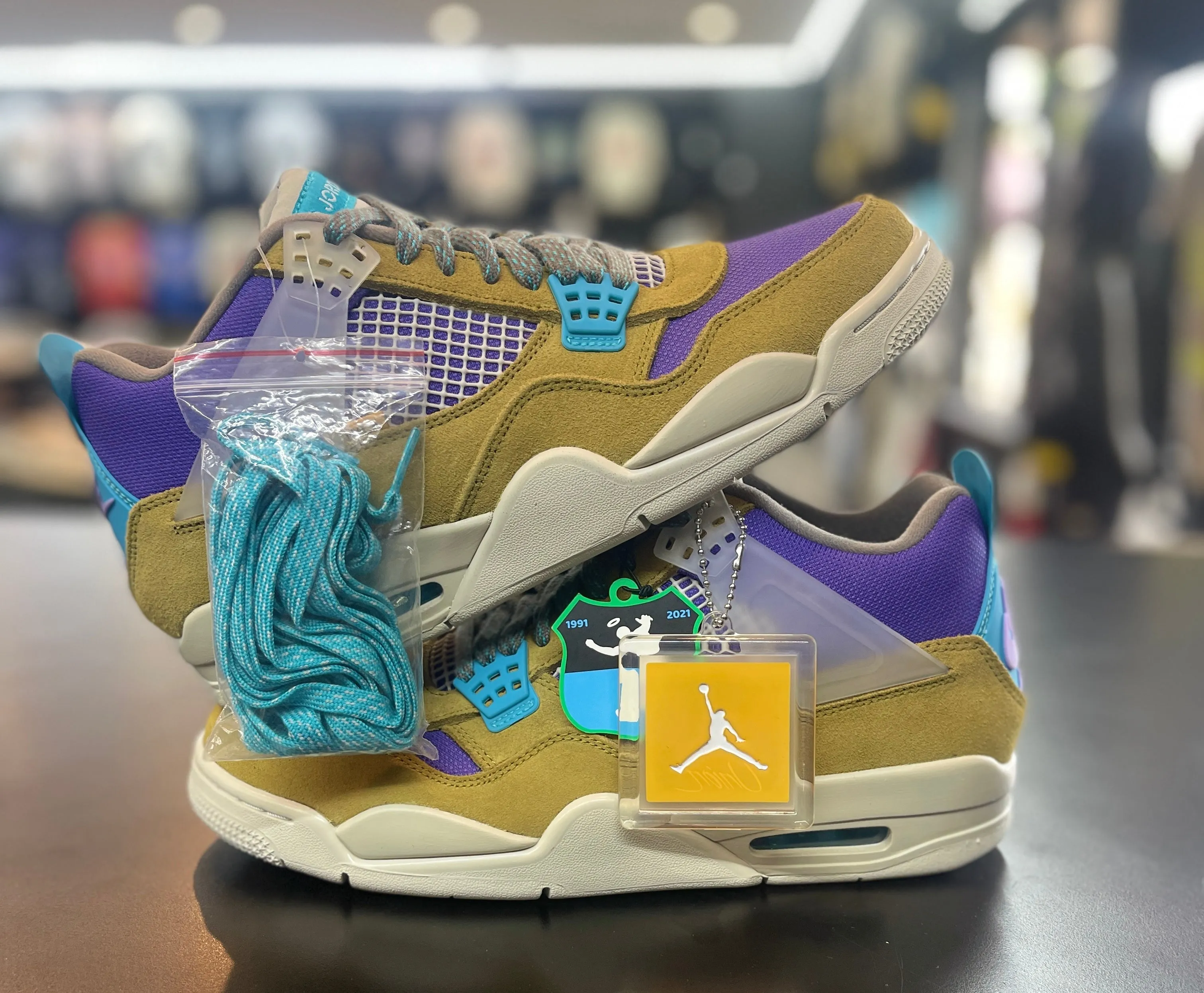 Air Jordan Retro 4 ??30th Anniversary Union Desert Moss?? Fresh Day Street Fashioned