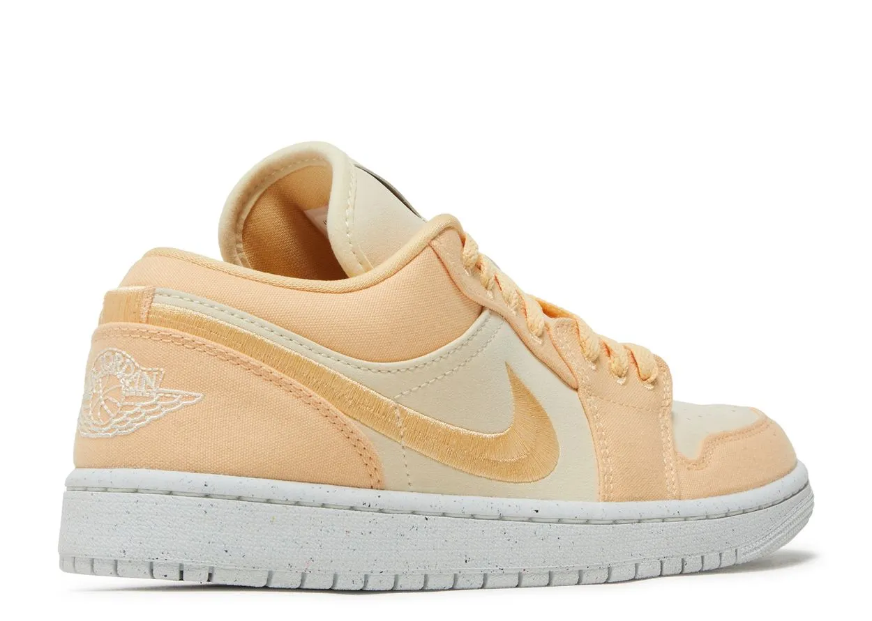 Premium Leather Comfort Padding Air Jordan 1 Low SE Celestial Gold