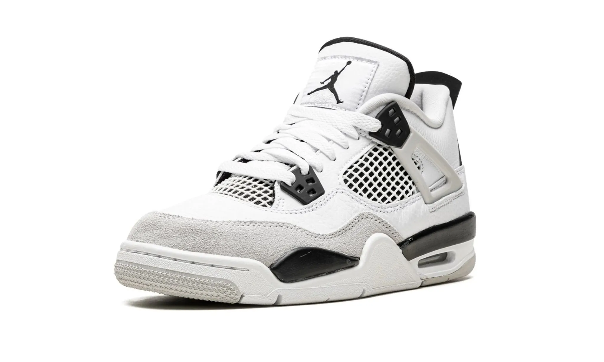 Cool Comfort Wind Path Jordan 4 Retro "Military Black" Grade School