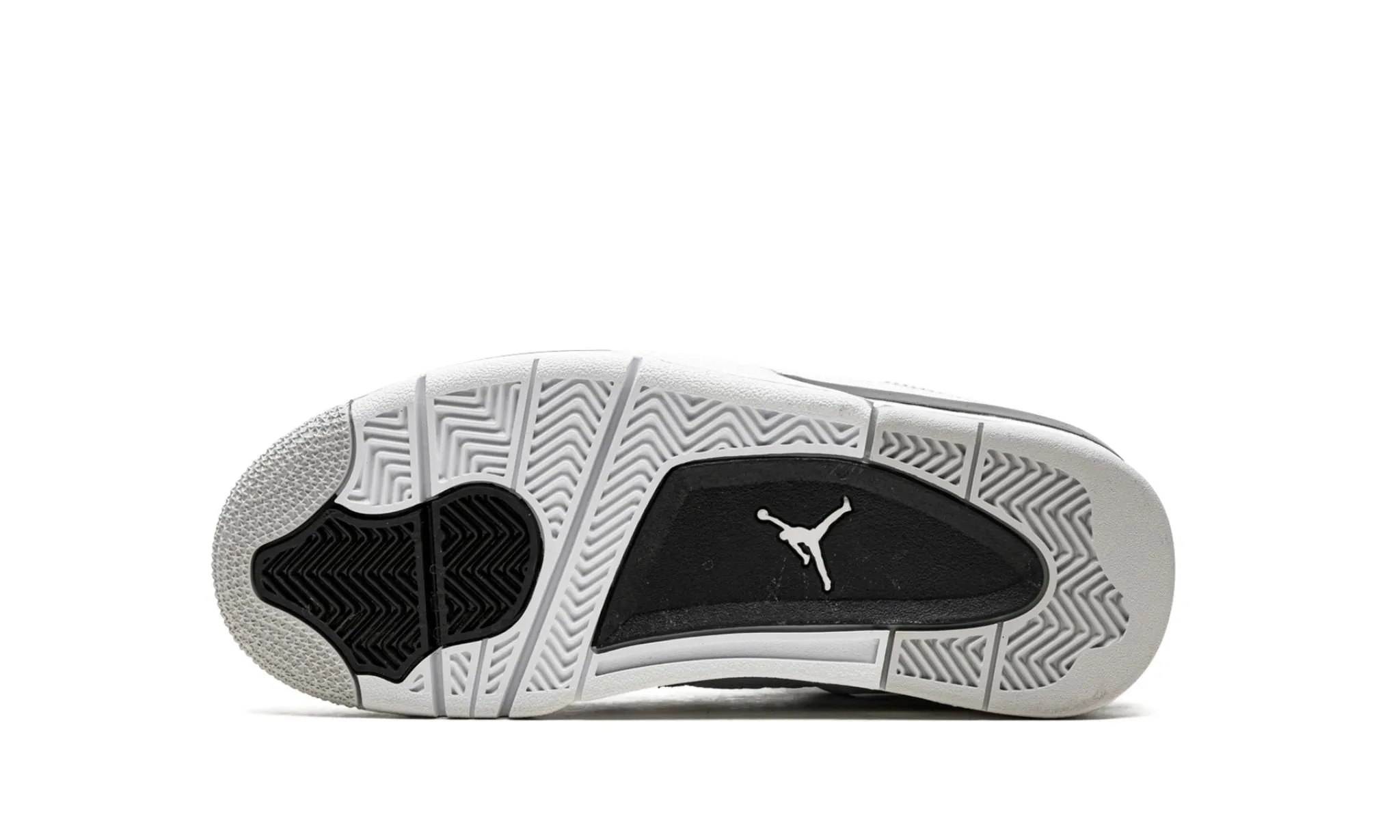No Tie Style Memory   foam Jordan 4 Retro "Military Black" Grade School