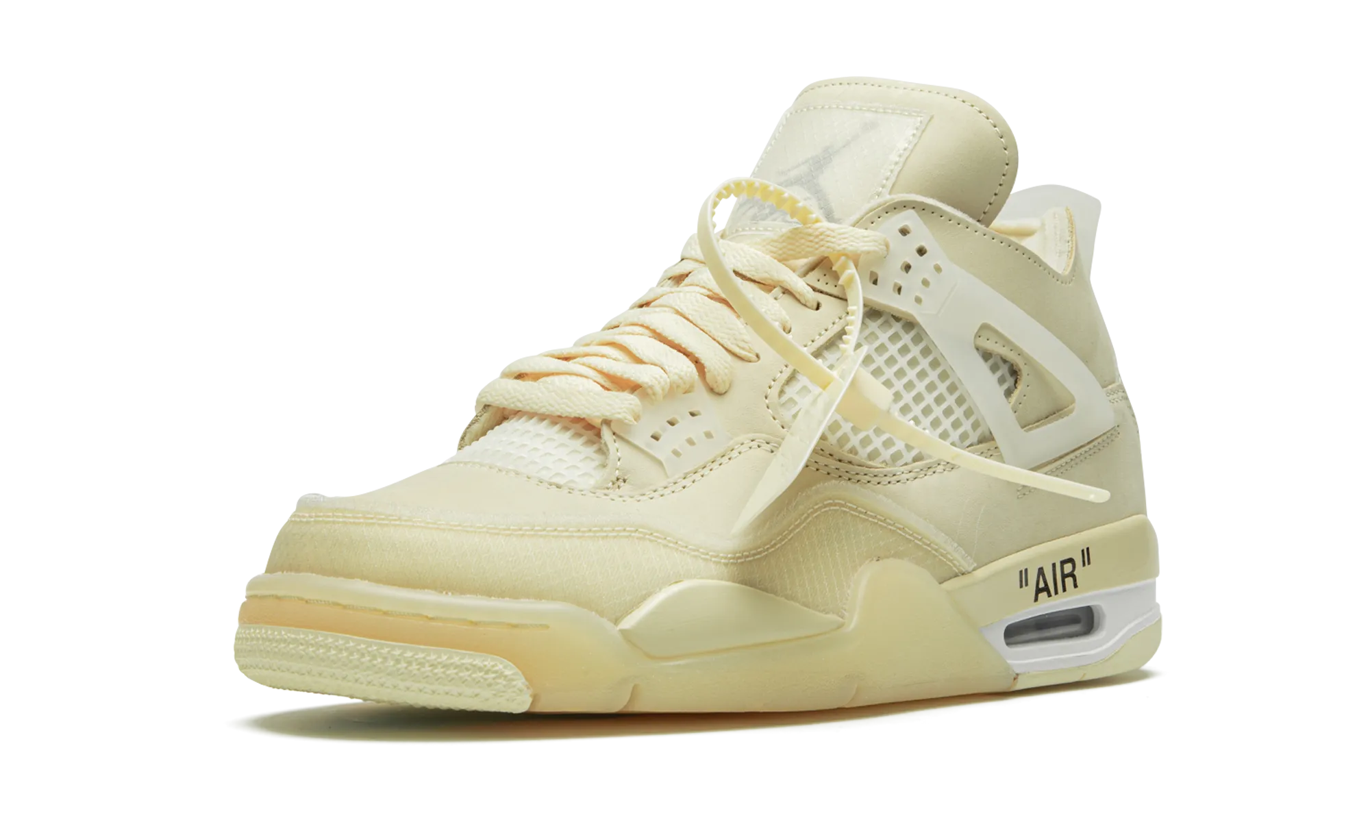 Jordan 4 Retro X Off-White "Sail" Women's Comfort Grip