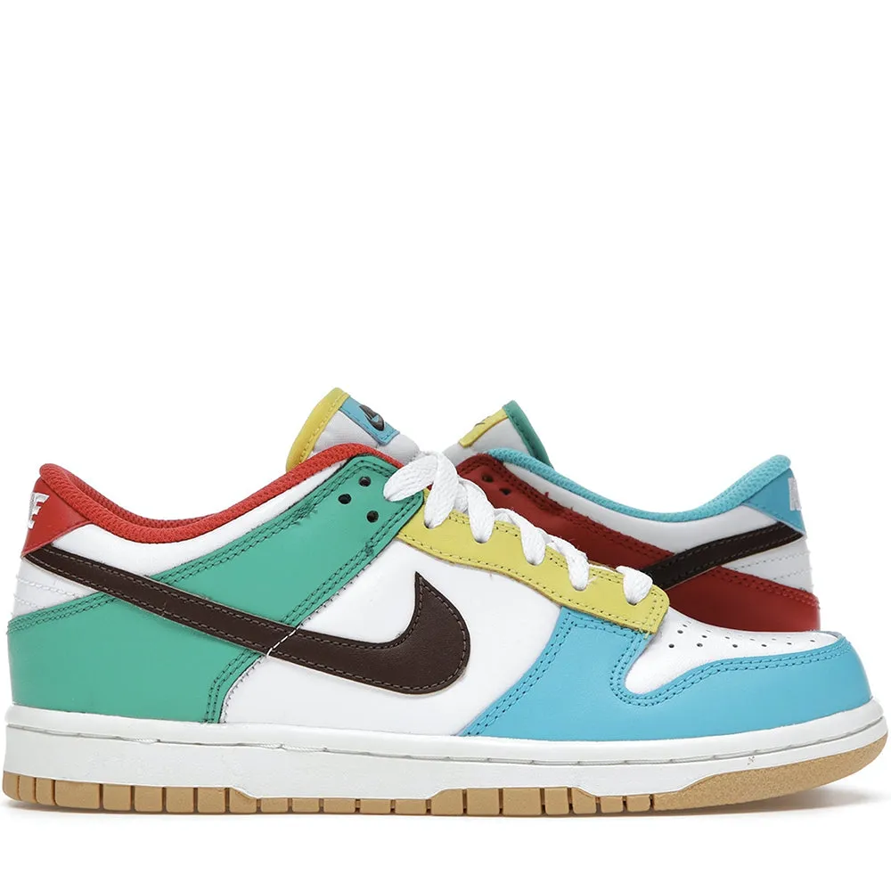Nike Dunk Low Free 99 White (GS) WideToeBox