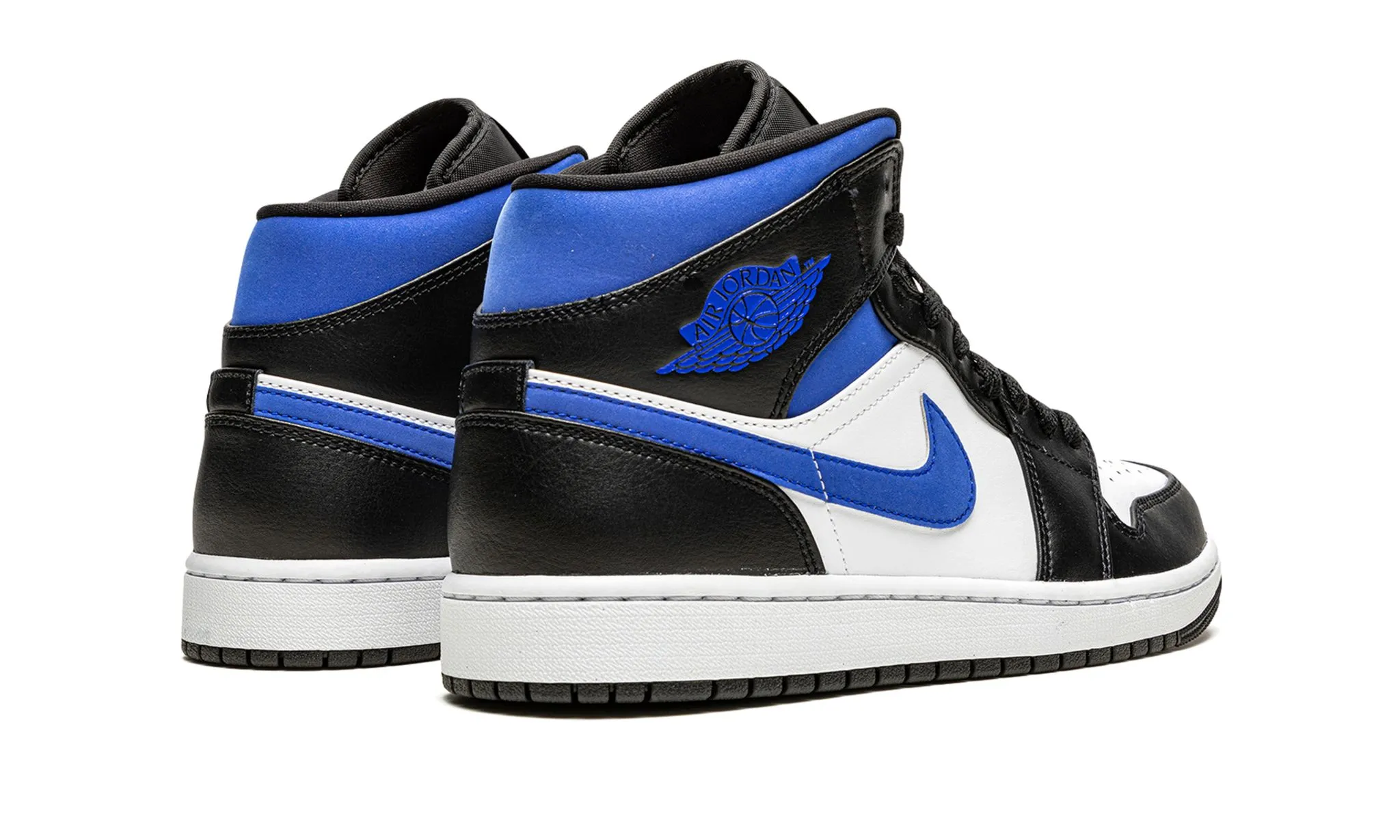 Air Jordan 1 Mid Racer Blue Feet Relief
