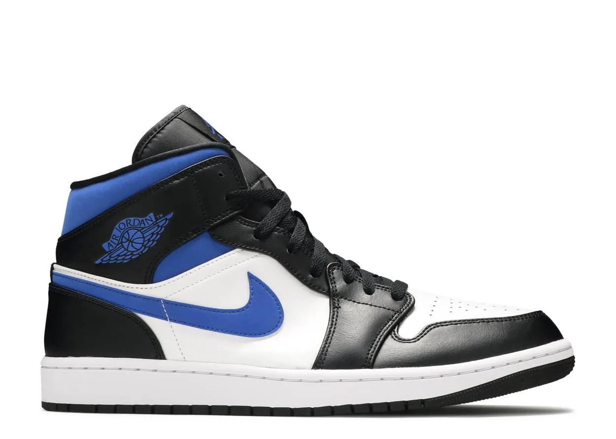 Air Jordan 1 Mid Racer Blue Lean Design