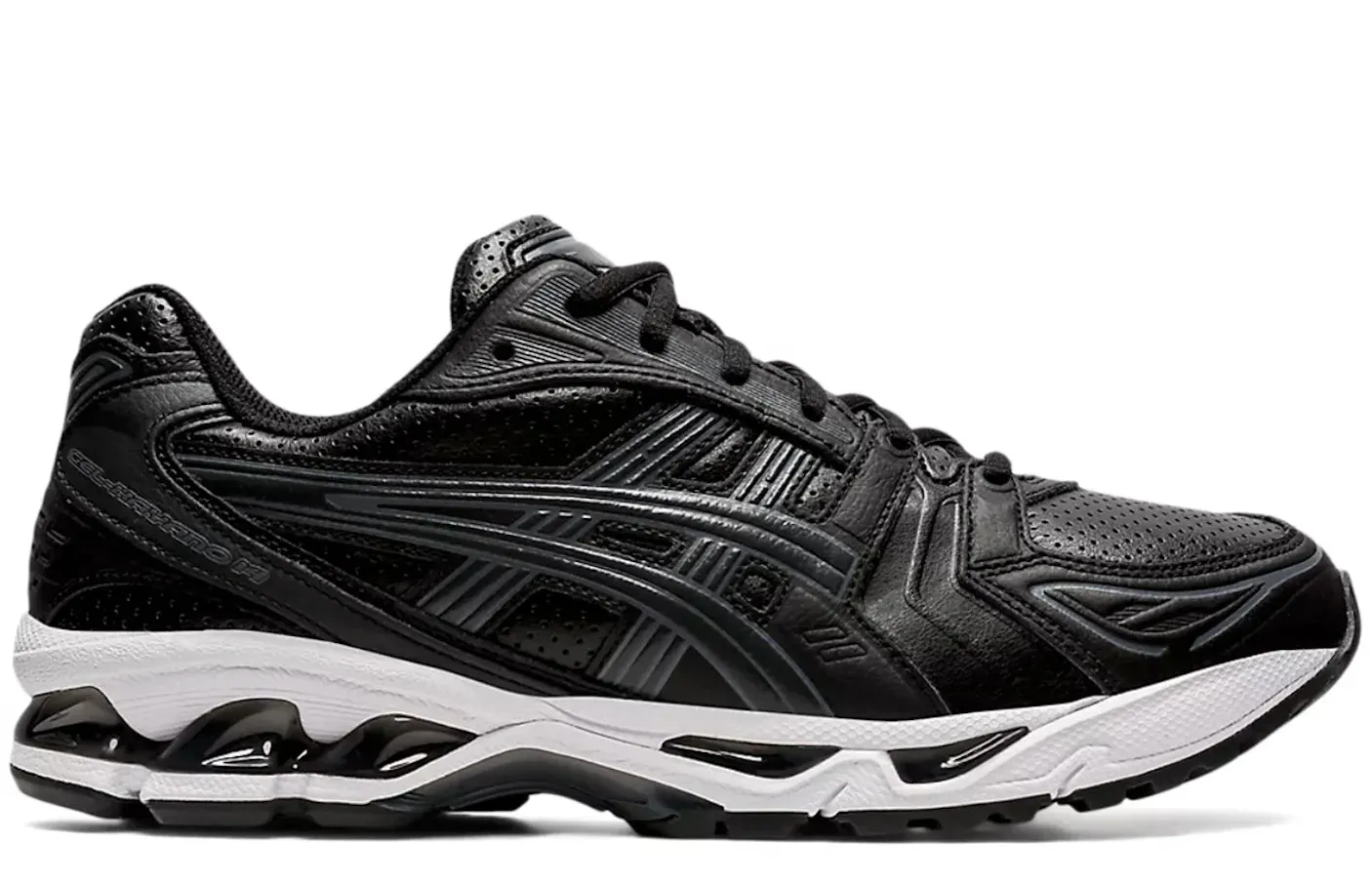 ASICS Gel-Kayano 14 Black Graphite Grey Precision Bonded Overlays