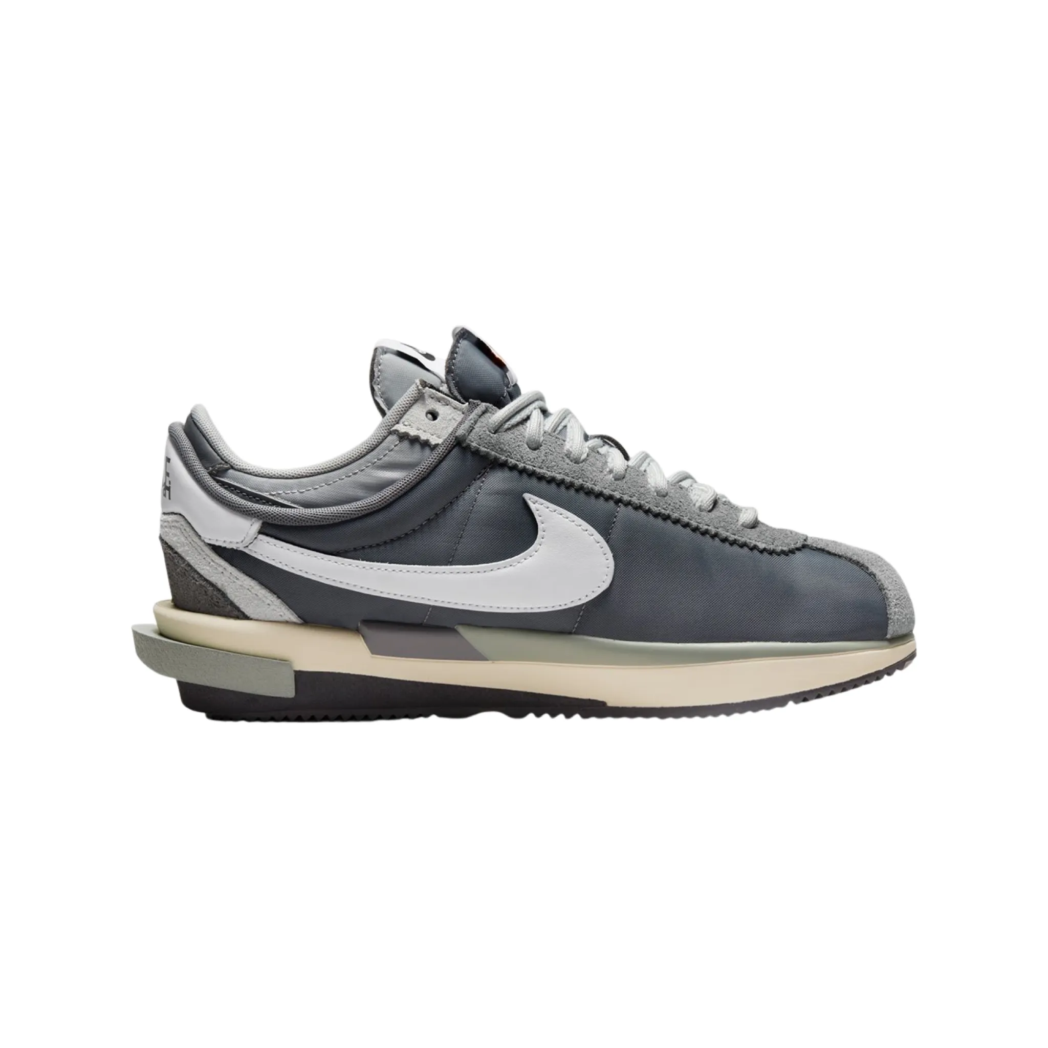 Nike Zoom Cortez SP sacai Iron Grey Crystal Glow photo shoot