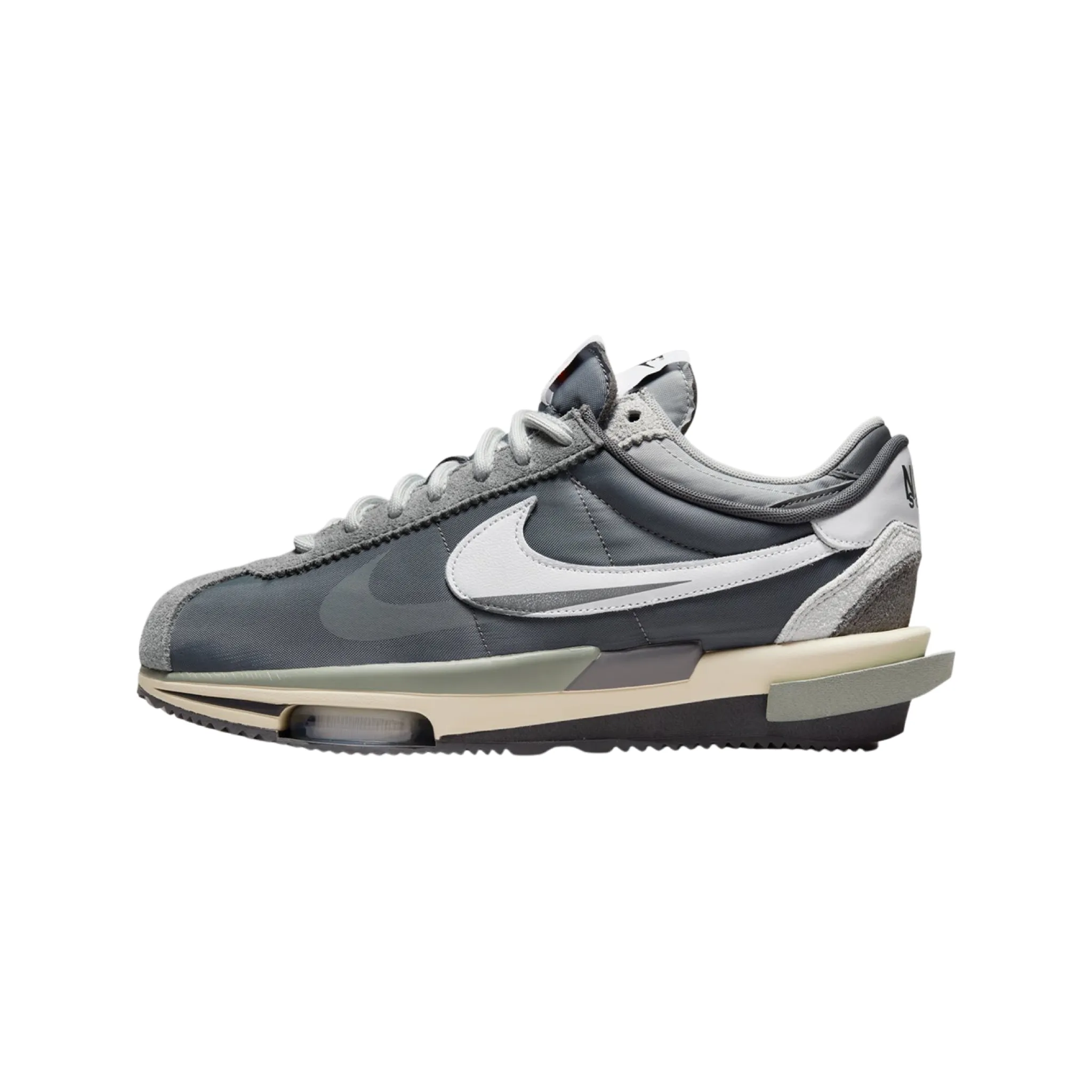 Durable Fabric Nike Zoom Cortez SP sacai Iron Grey
