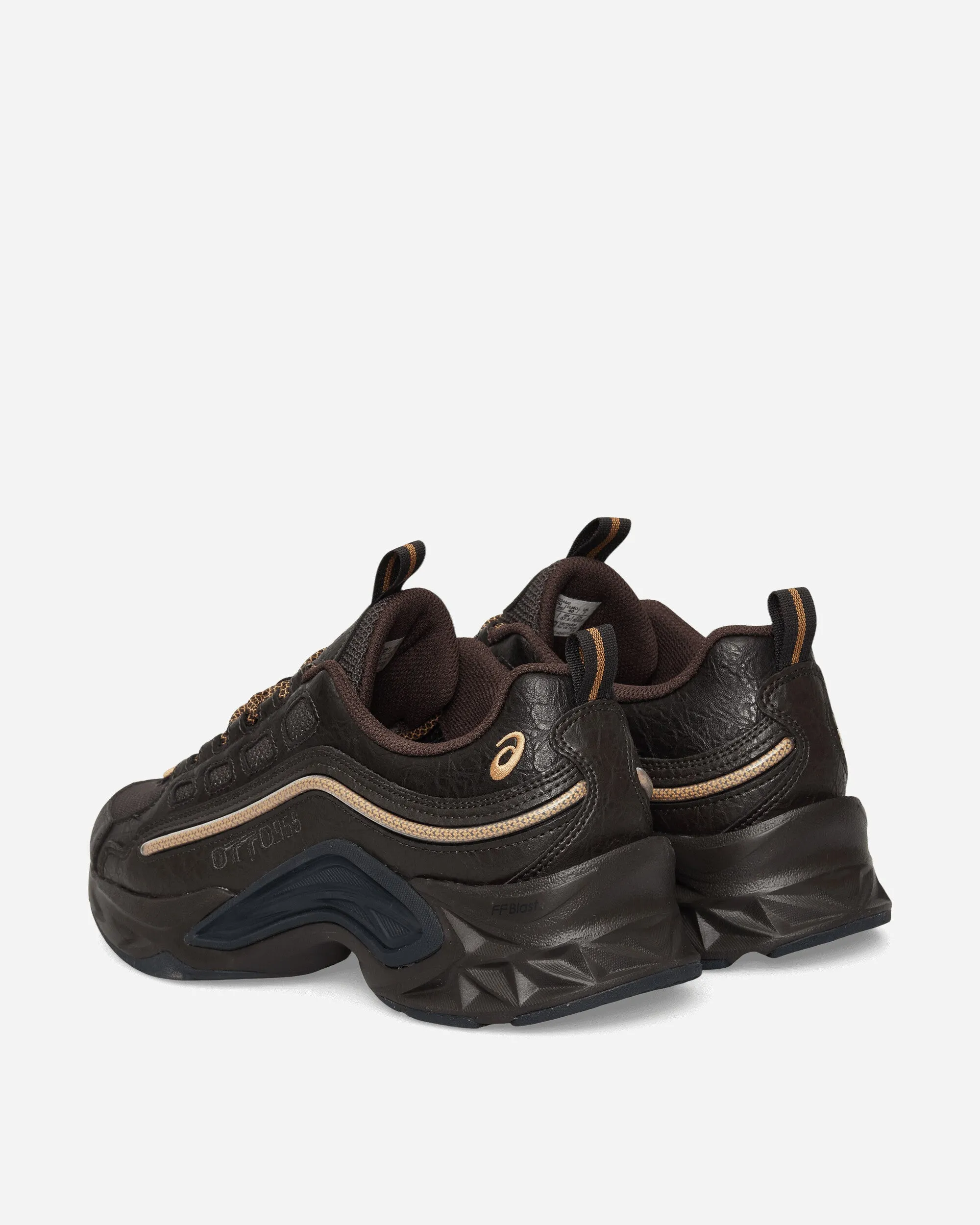 OTTO958 PROTOBLAST-CMLVIII Sneakers Dark Brown / Pure Gold Durable Couple Pair