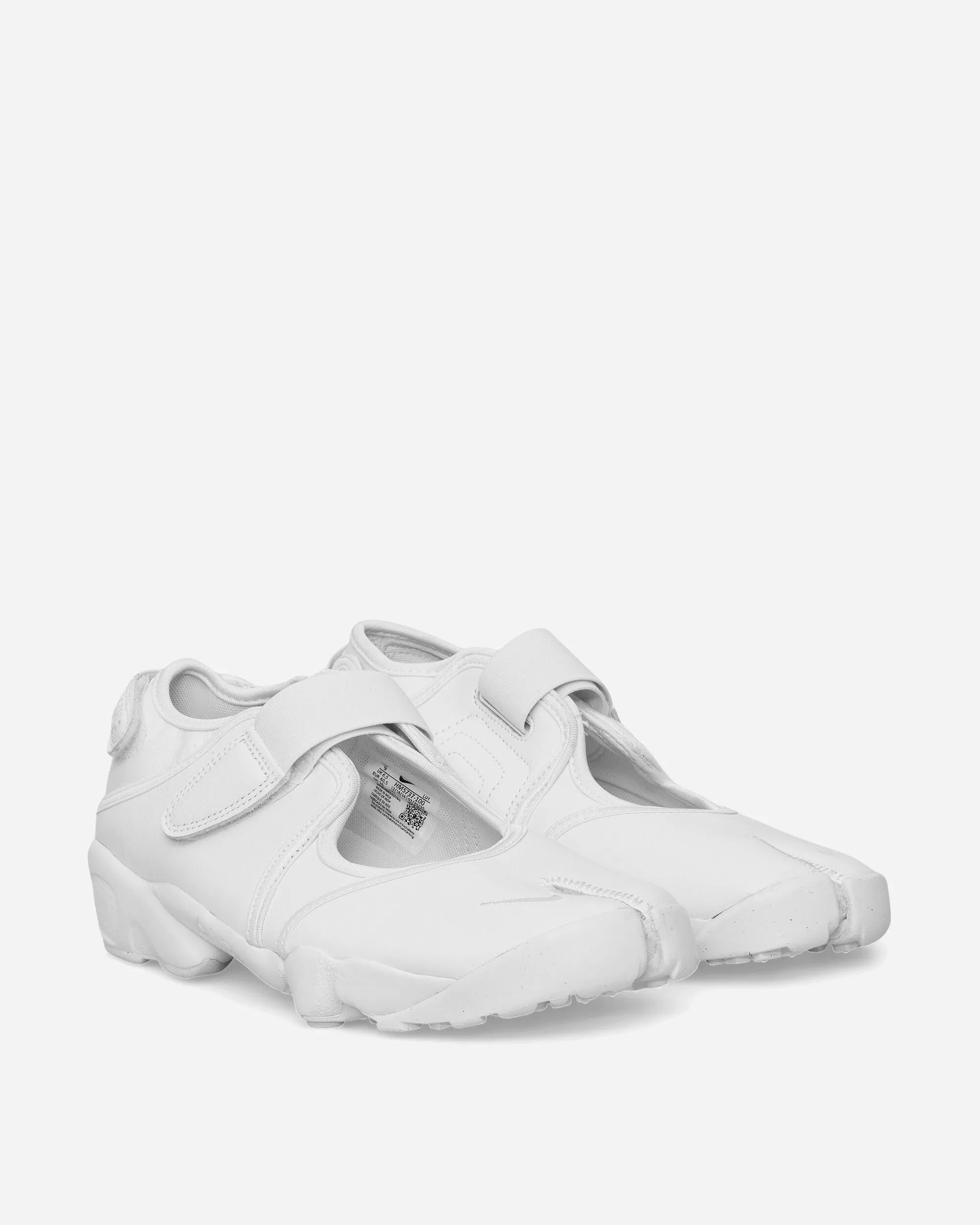 Pond Walk Women's Air Rift Leather Sandals White