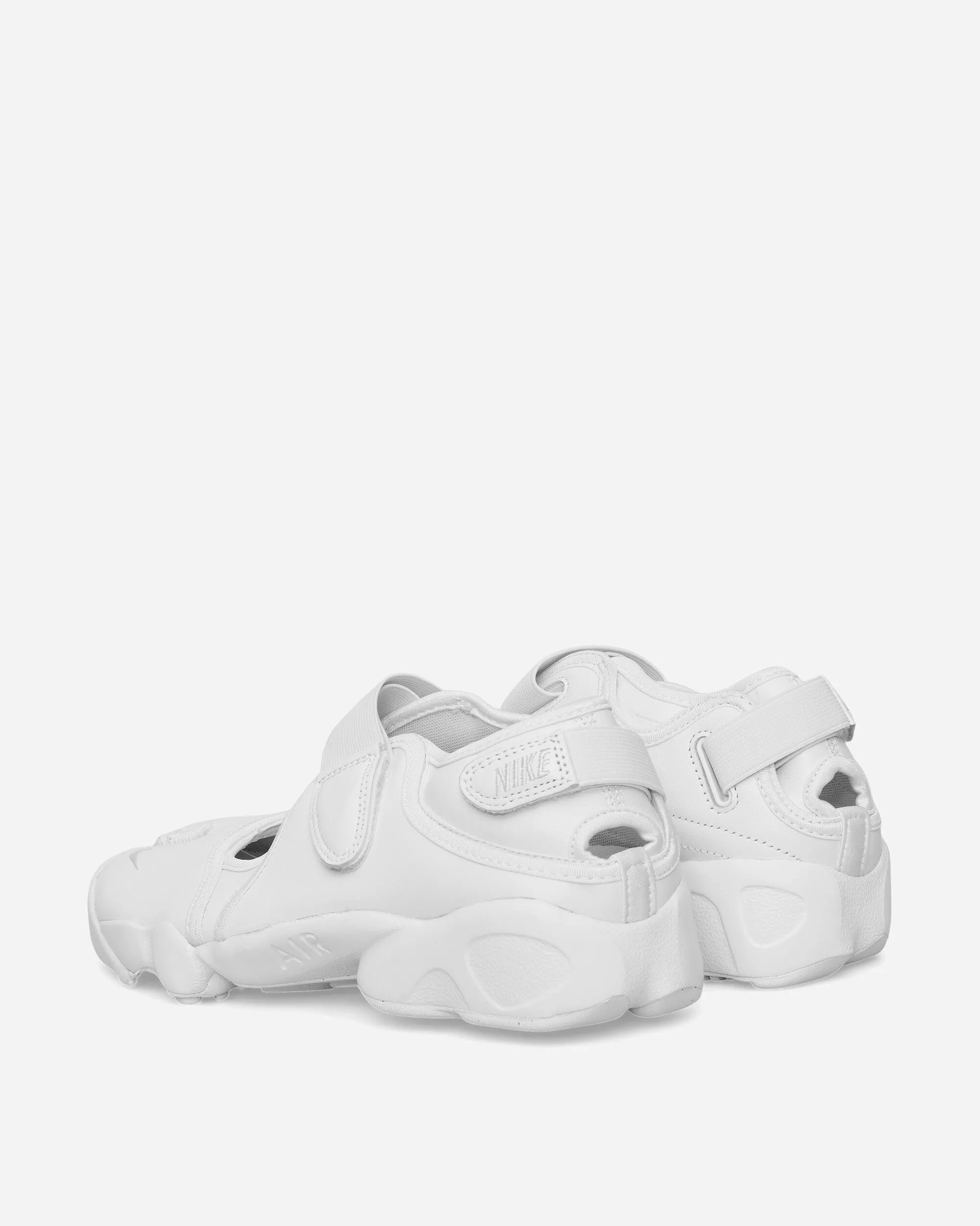 Women's Air Rift Leather Sandals White Lake Step Top Rated