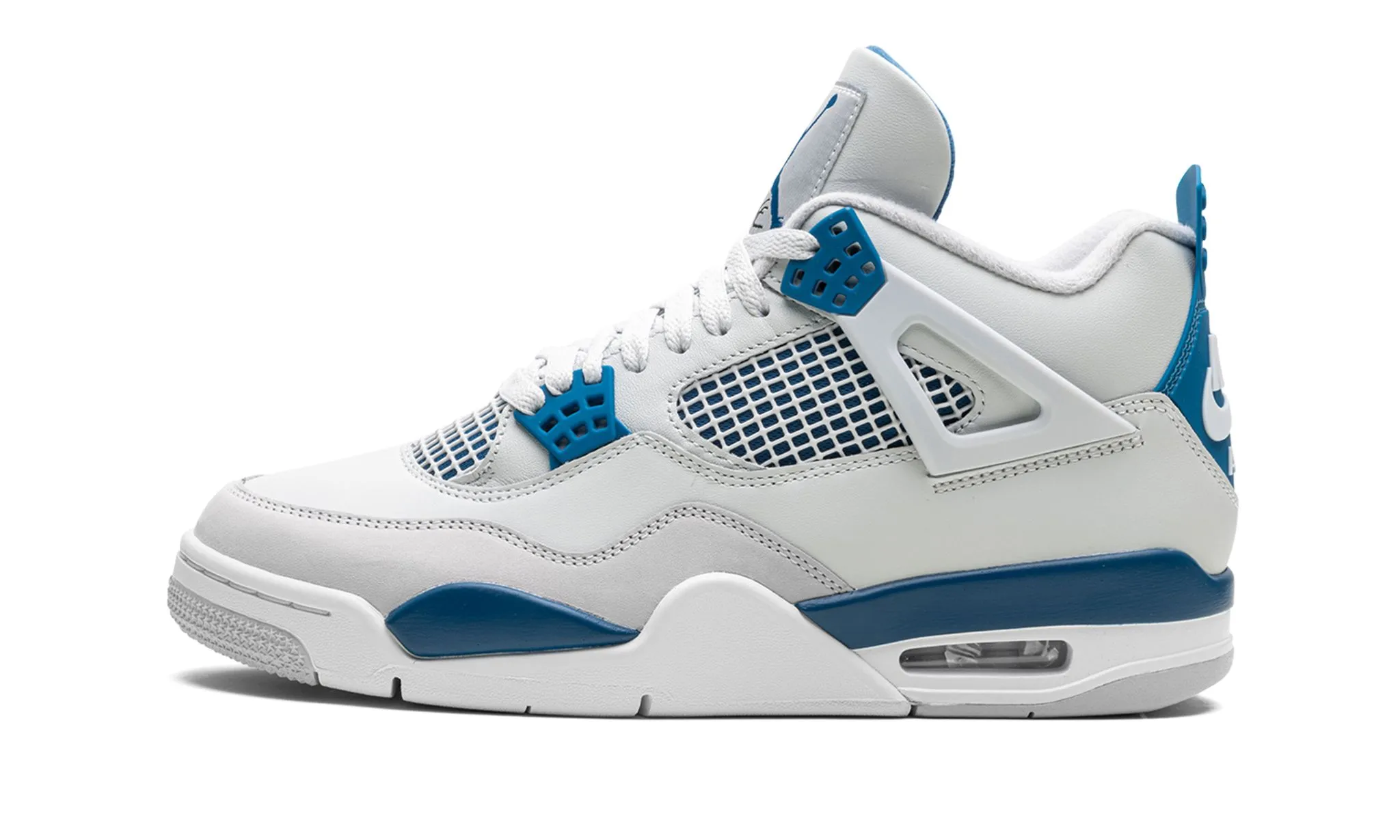 Jordan 4 Retro "Military Blue" (2024) Lace Free Wide toe box