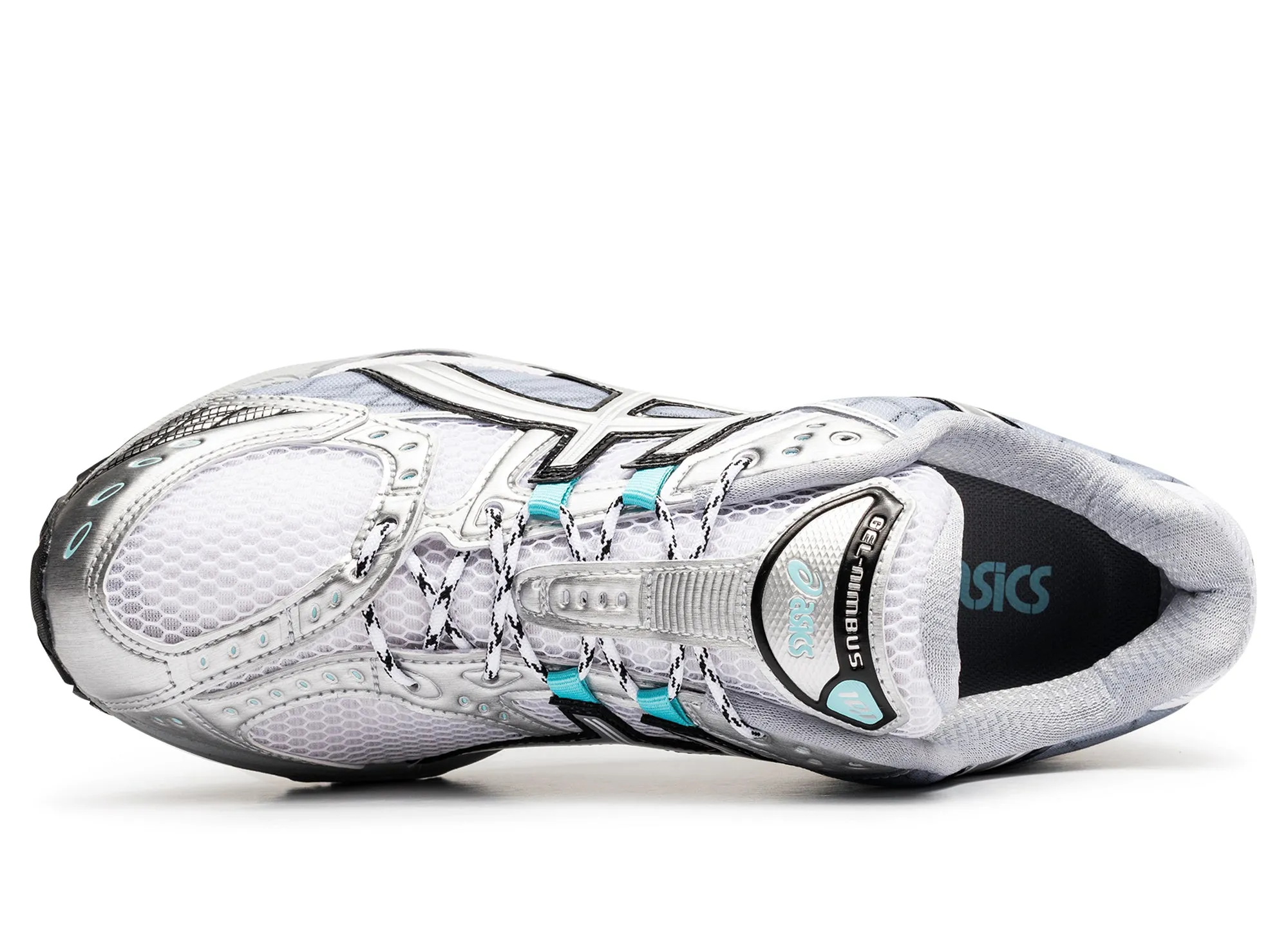 Stretchable Fresh Drop Asics Gel-Nimbus 10.1 'White / Piedmont Grey'