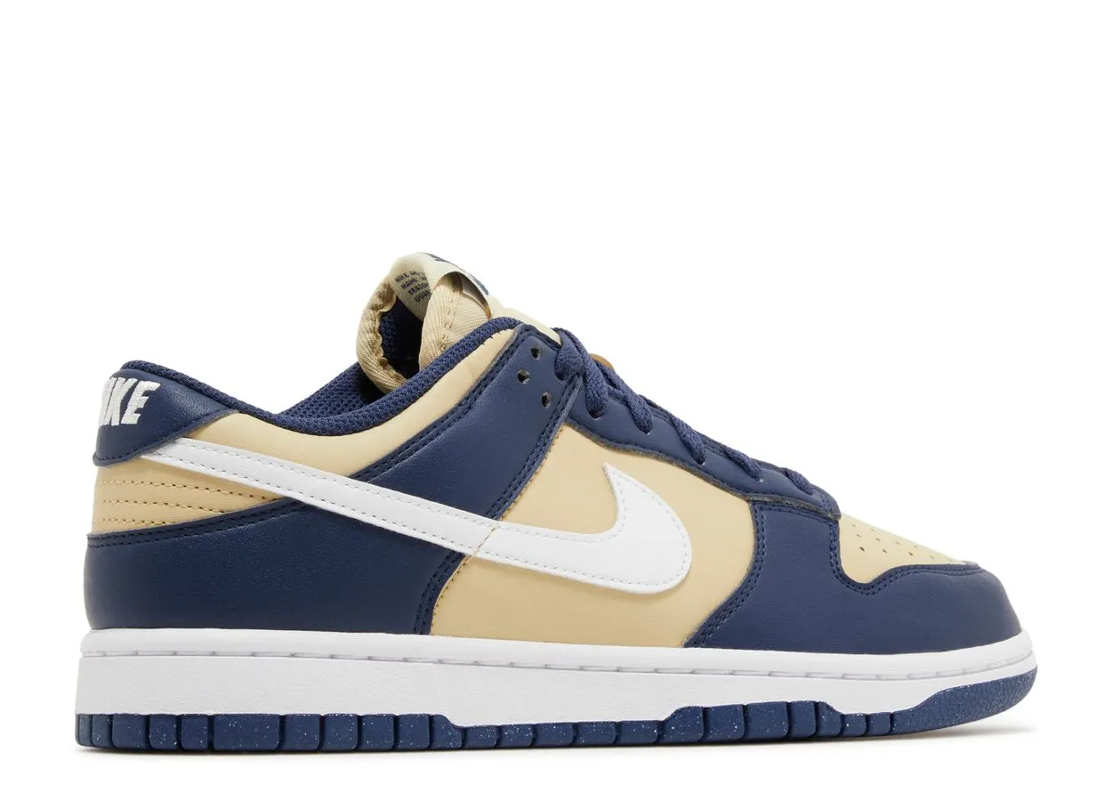 Pure Movement Nike Dunk Low Next Nature Midnight Navy Gold