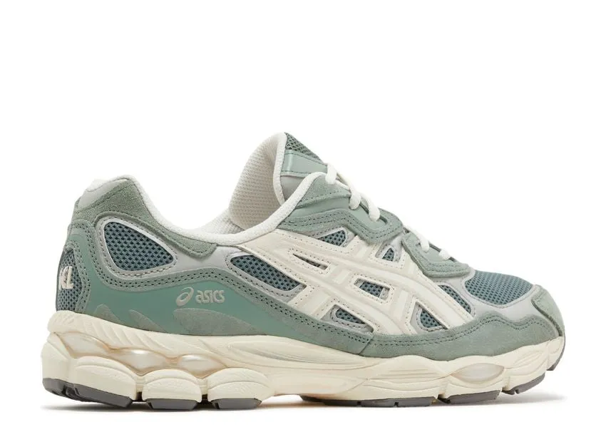 Flex Zones Engineering Adjustable Fit Technology Asics Gel-NYC Ivy Smoke Grey