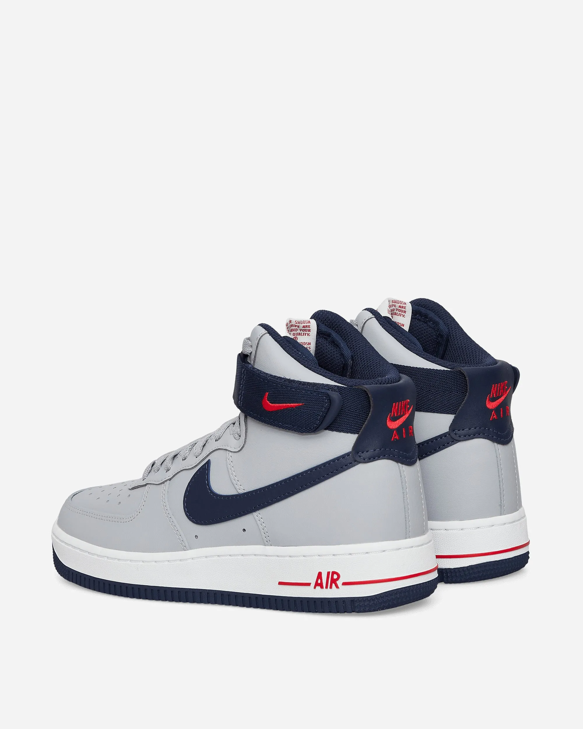 Comfort Walk Women's Air Force 1 High QS Sneakers Grey