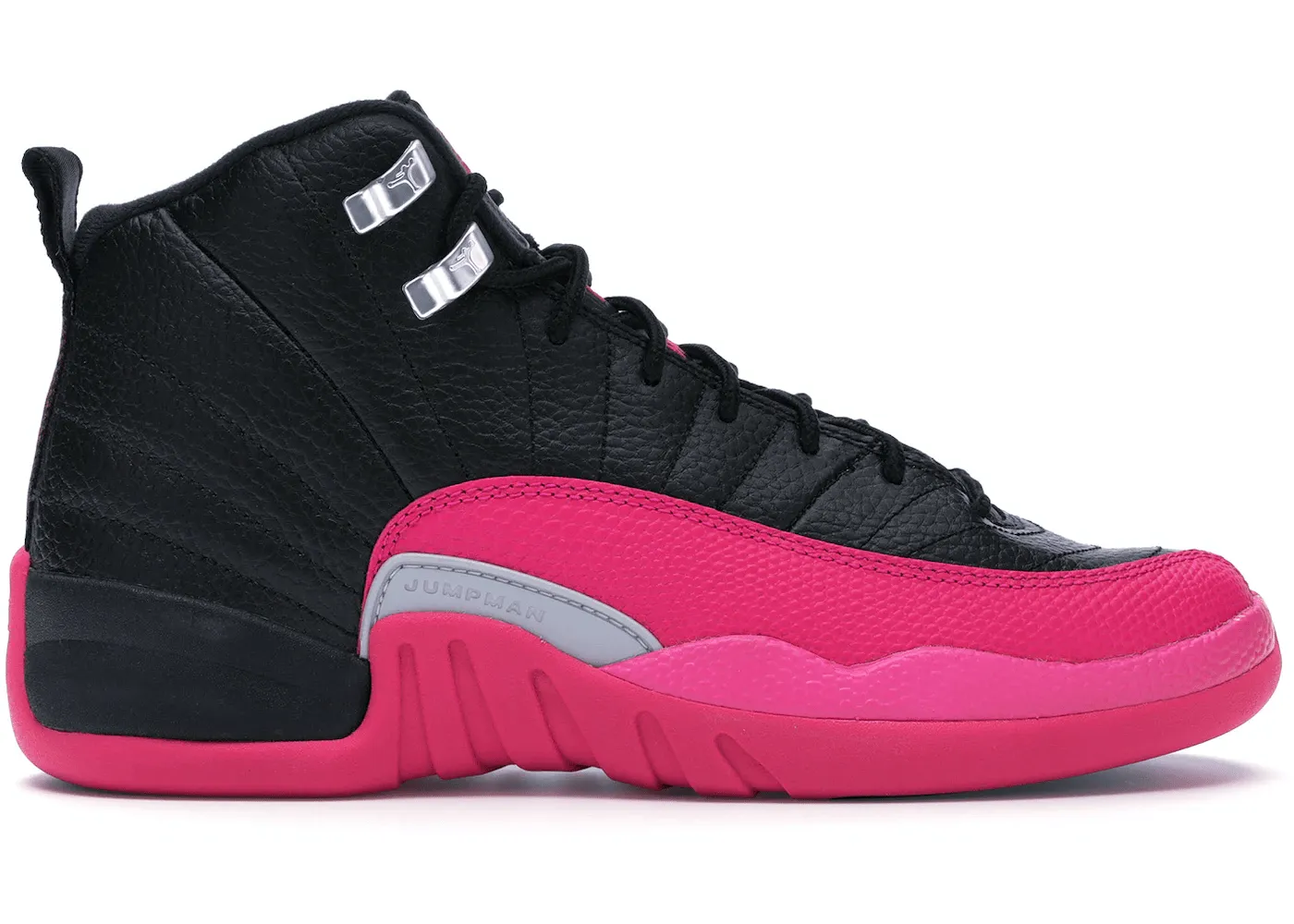 Jordan 12 Retro Black Deadly Pink (GS) Daily Motion Fresh Comfort