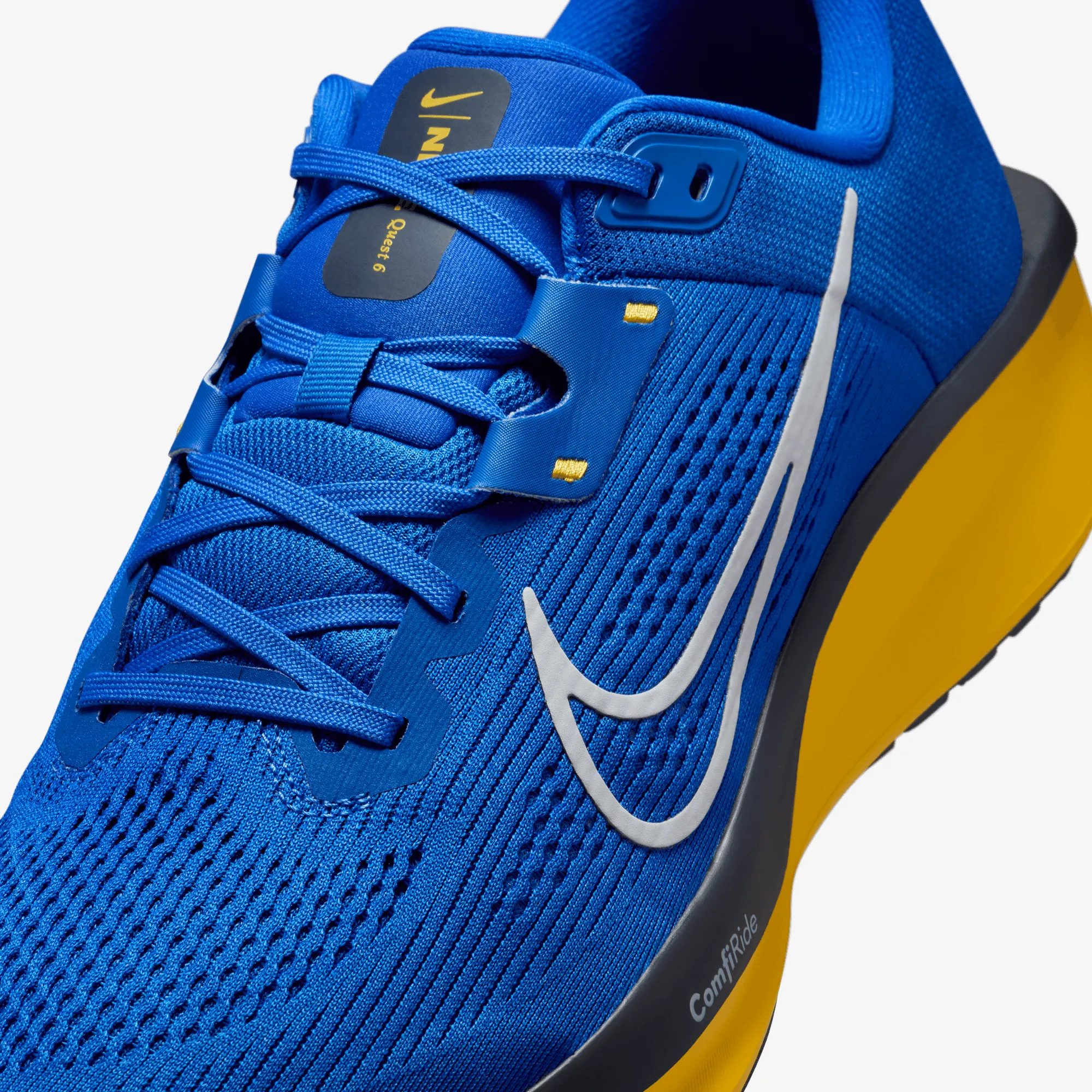 Nike | QUEST 6 { GAME ROYAL/FOOTBALL GREY-MIDNIGHT NAVY Torsion control