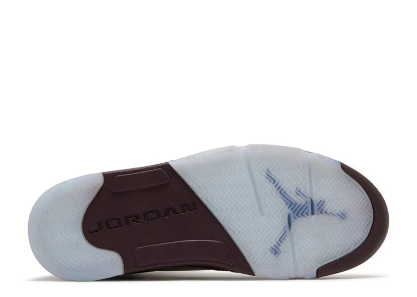 Air Jordan 5 Retro Burgundy Synthetic   material