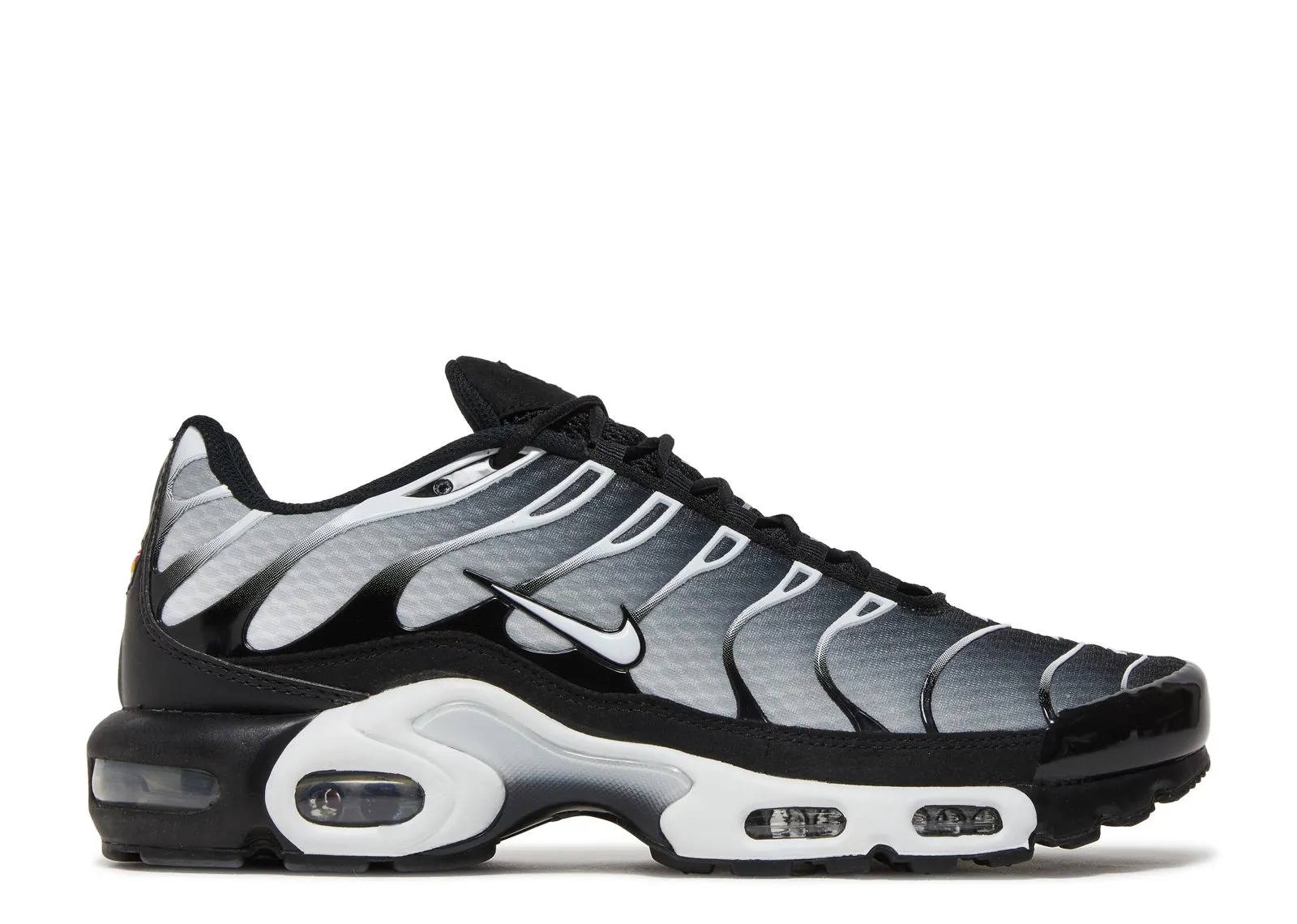 Nike Air Max Plus Black Silver White Fast Life