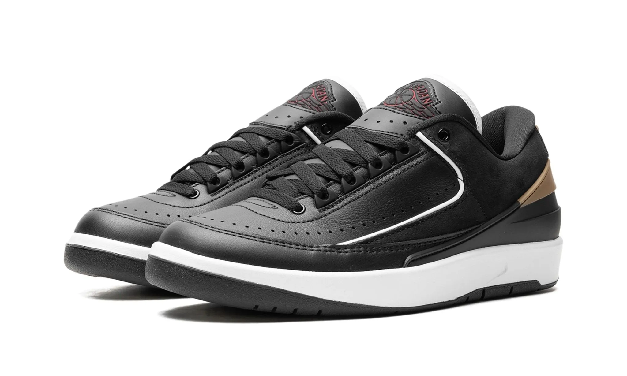 Ring Walk Wmns Air Jordan 2 Retro Low 'Black Metallic Gold'
