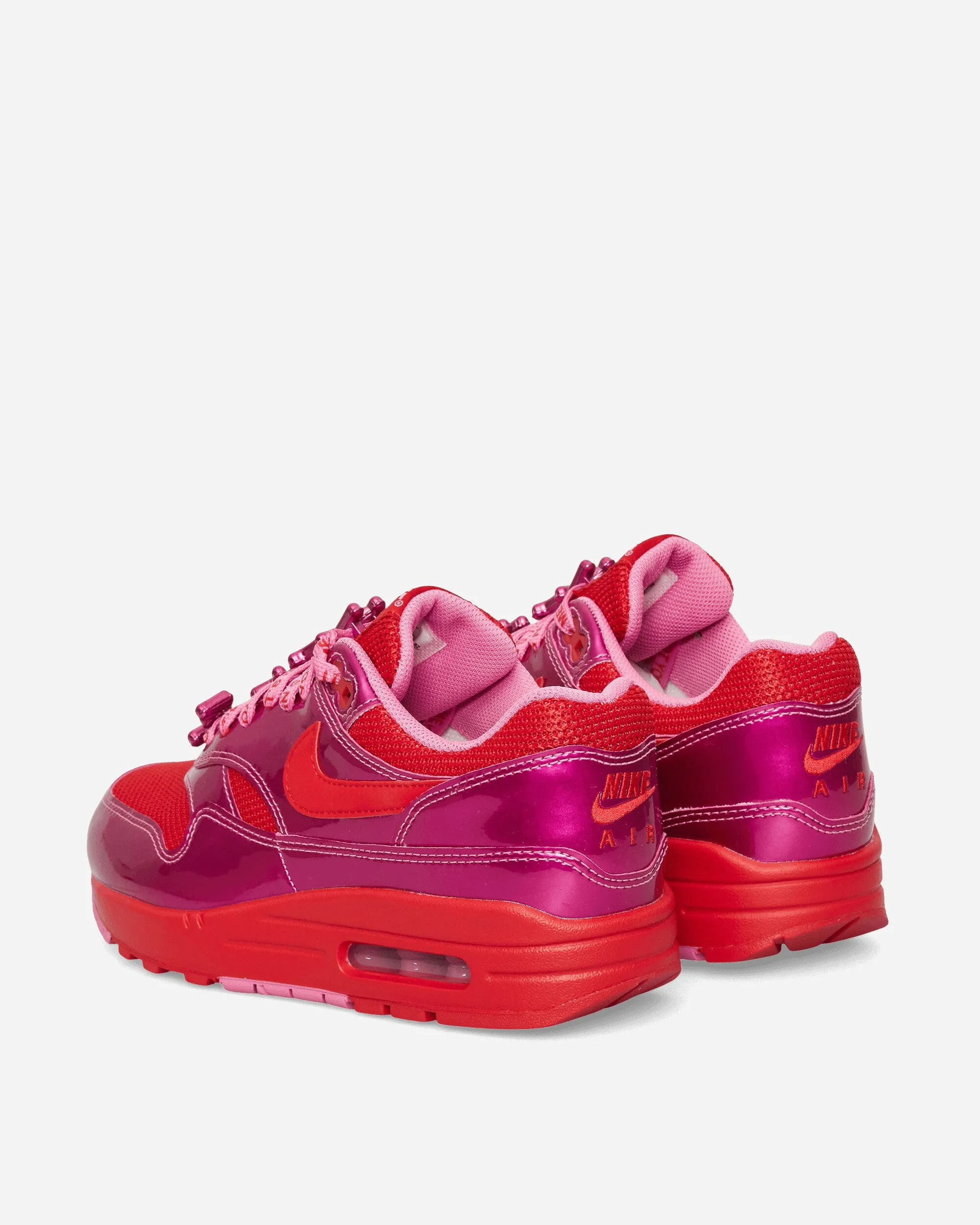 Air Max 1 Premium Sneakers Playful Pink / University Red Fight Mode Retro Mood
