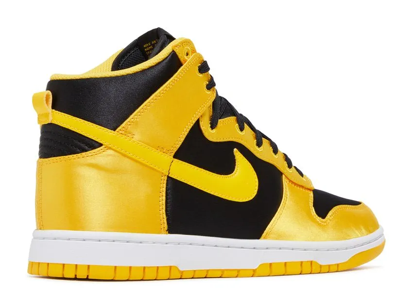 Slow Pace Walk Smart Nike Dunk High Satin Goldenrod