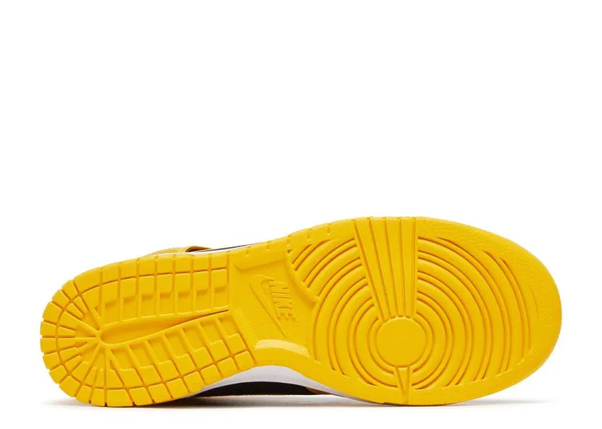 buckle Nike Dunk High Satin Goldenrod